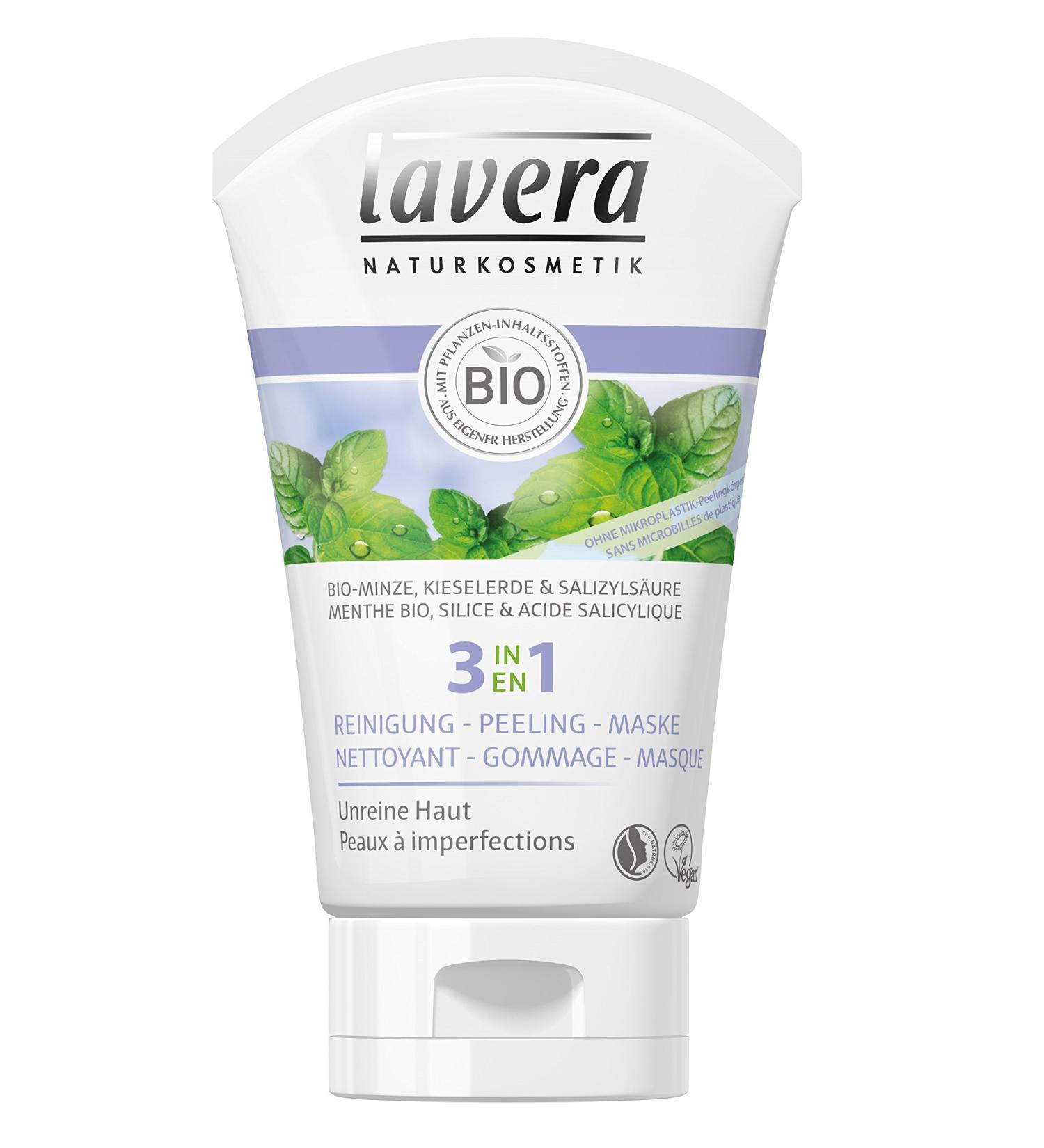 Lavera 3-in-1 Peeling Mask & Wash - 125ml | Exfoliating Skincare for Radiant Skin | International Shipping - Buy Online on GoSupps.com