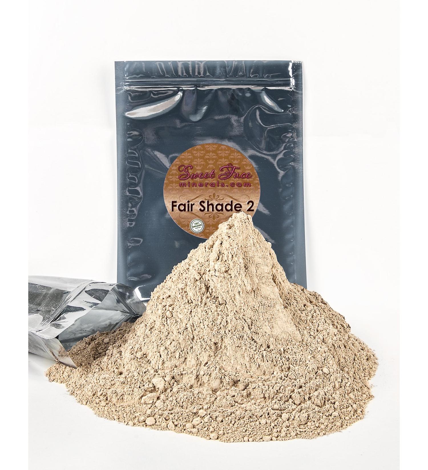 BULK REFILL FOUNDATION (FAIR 2) Mineral Makeup Powder Matte Bare Skin Sheer SPF 15 Cover (12 Grams) 0.42 Ounce (Pack of 1)