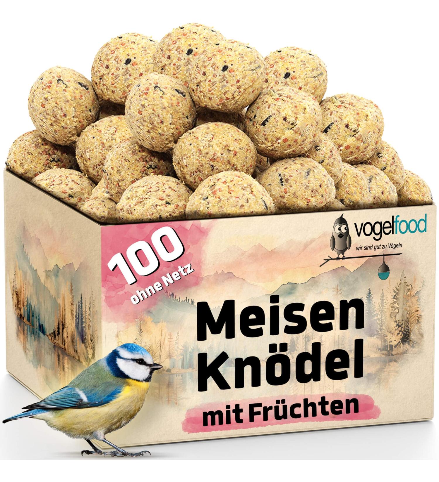 Buy 100 x 90g Fruit Fat Balls - 9kg Net-Free for International Shipping | Premium Bird Feed - Buy Online on GoSupps.com