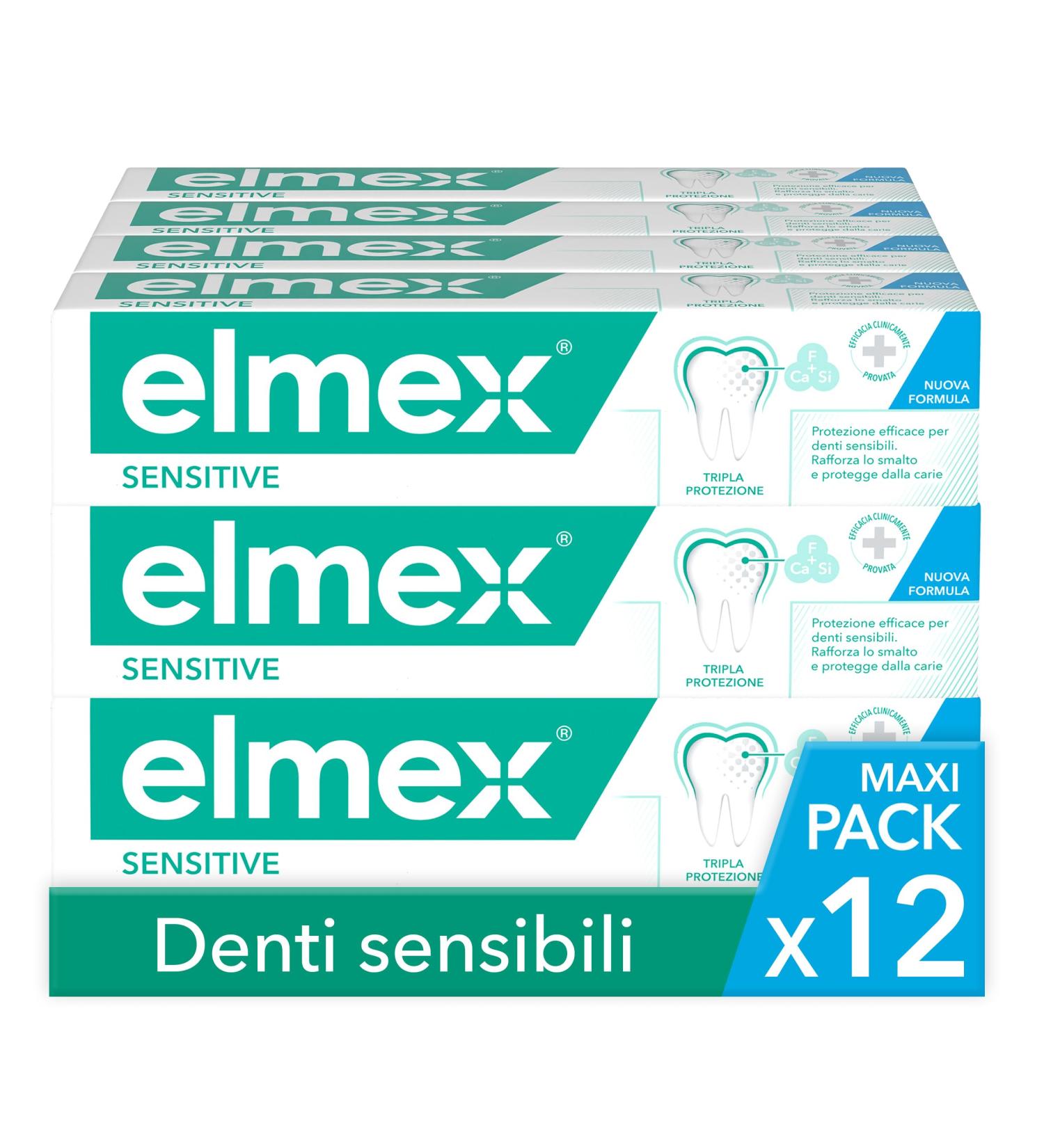 Elmex Toothpaste Sensitive for Sensitive Teeth - 75ml x 12 | International Shipping Available - Buy Online on GoSupps.com