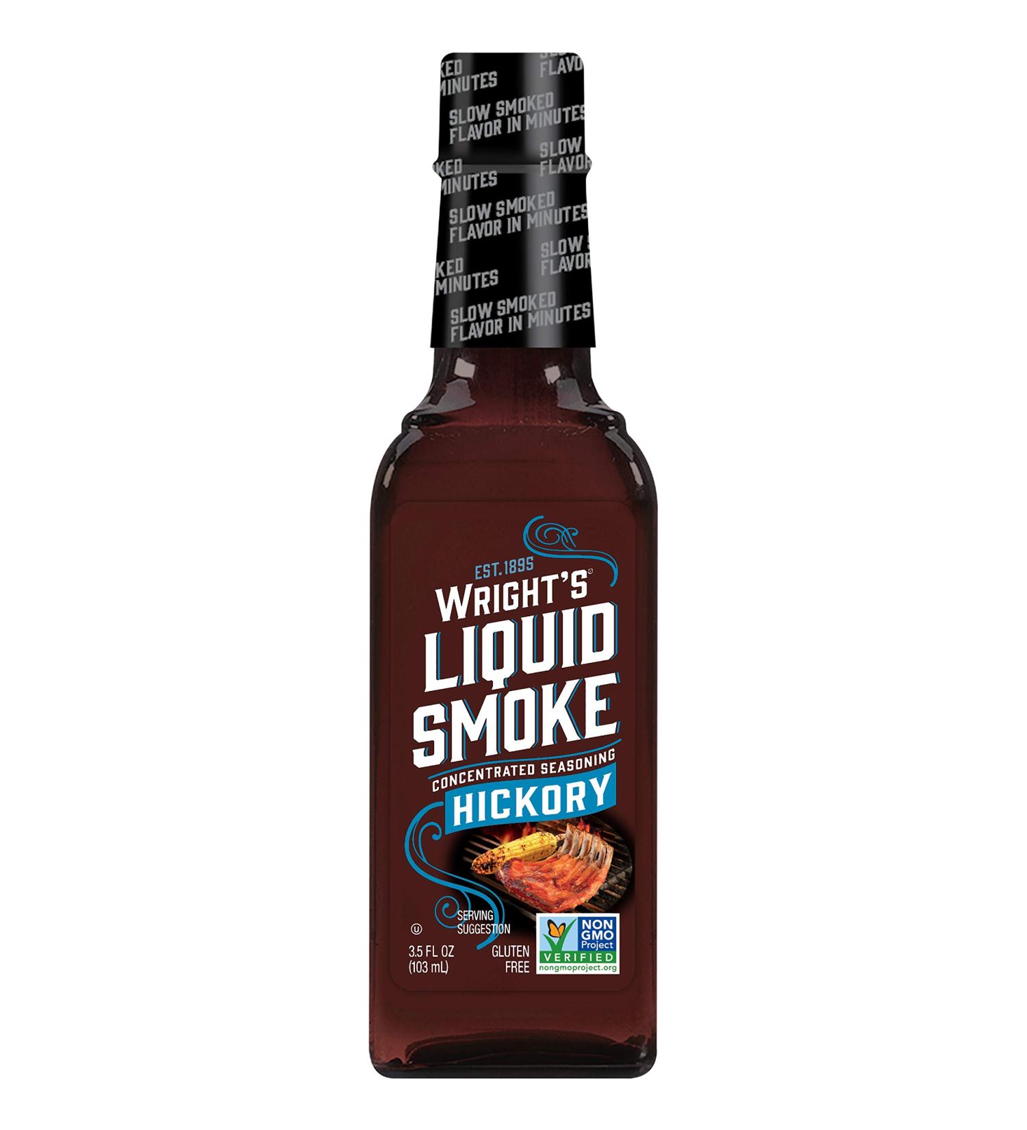 Wrights Liquid Smoke Hickory 103 milliliter - Buy Online on GoSupps.com