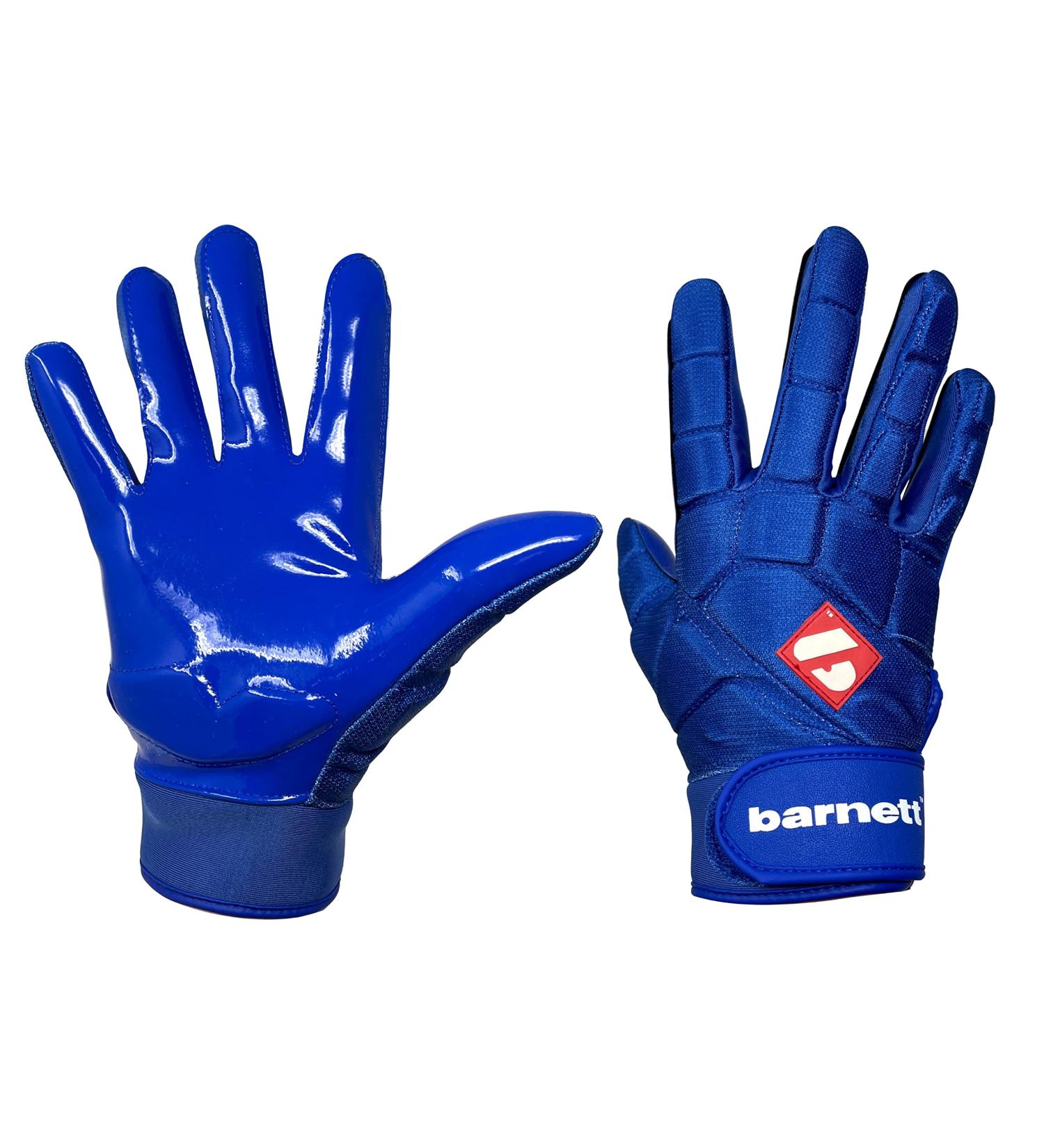 BARNETT FKG-03 Blue High Level Linebacker Football Gloves for LB RB TE - International Shipping Available - Buy Online on GoSupps.com