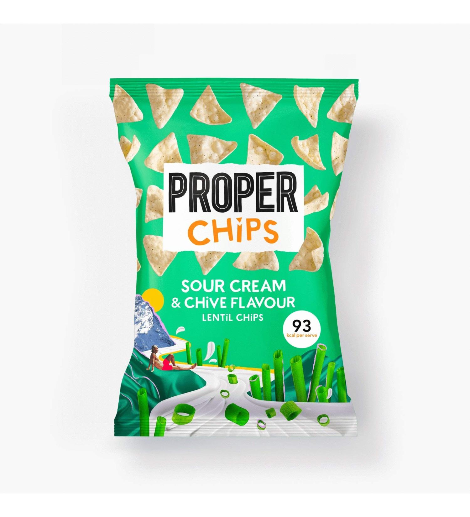 PROPER Properchips 8 x Sharing Acid Cream & Chip 85g