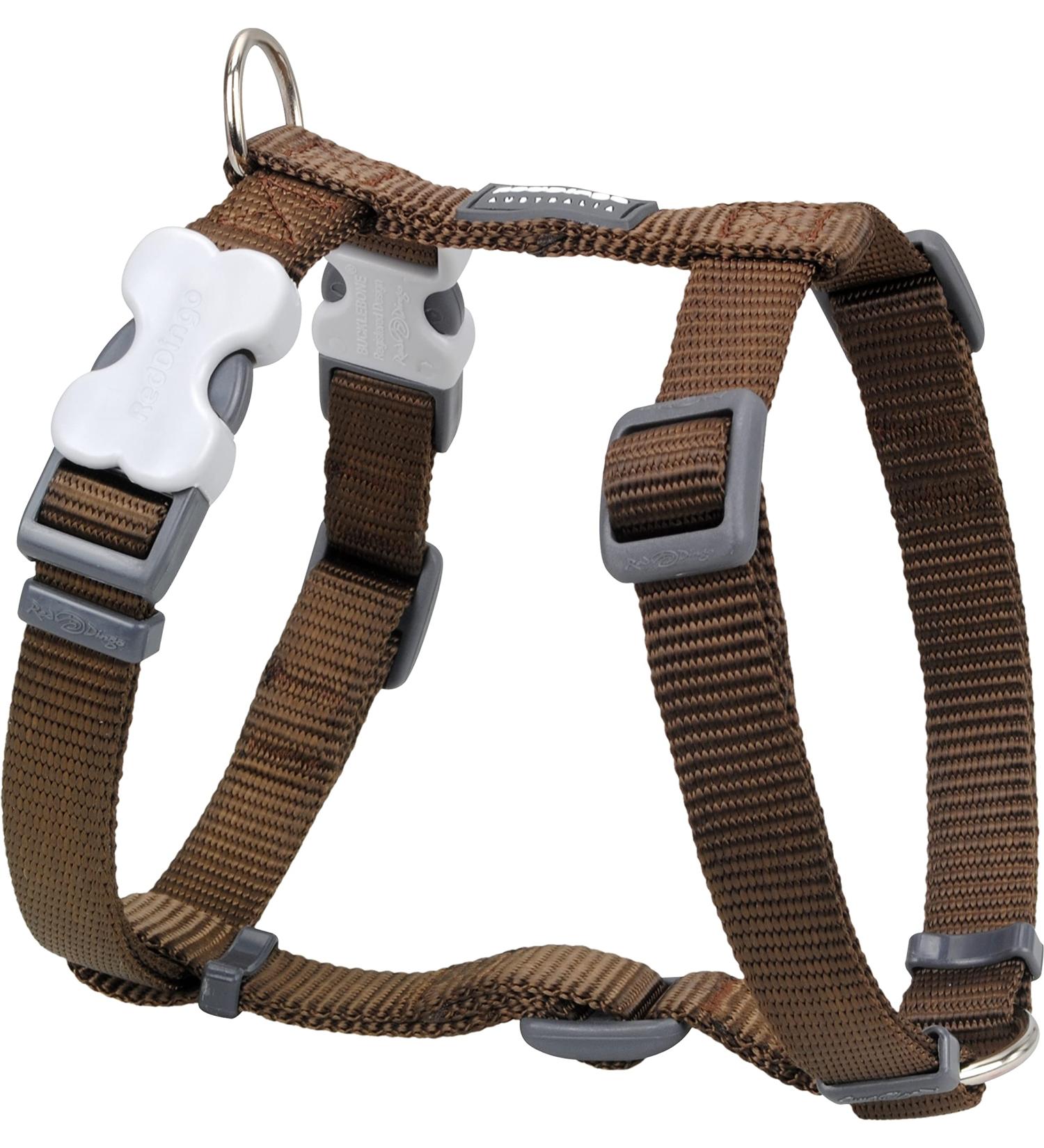 Red Dingo Classic Dog Harness Size XL Brown brown xl