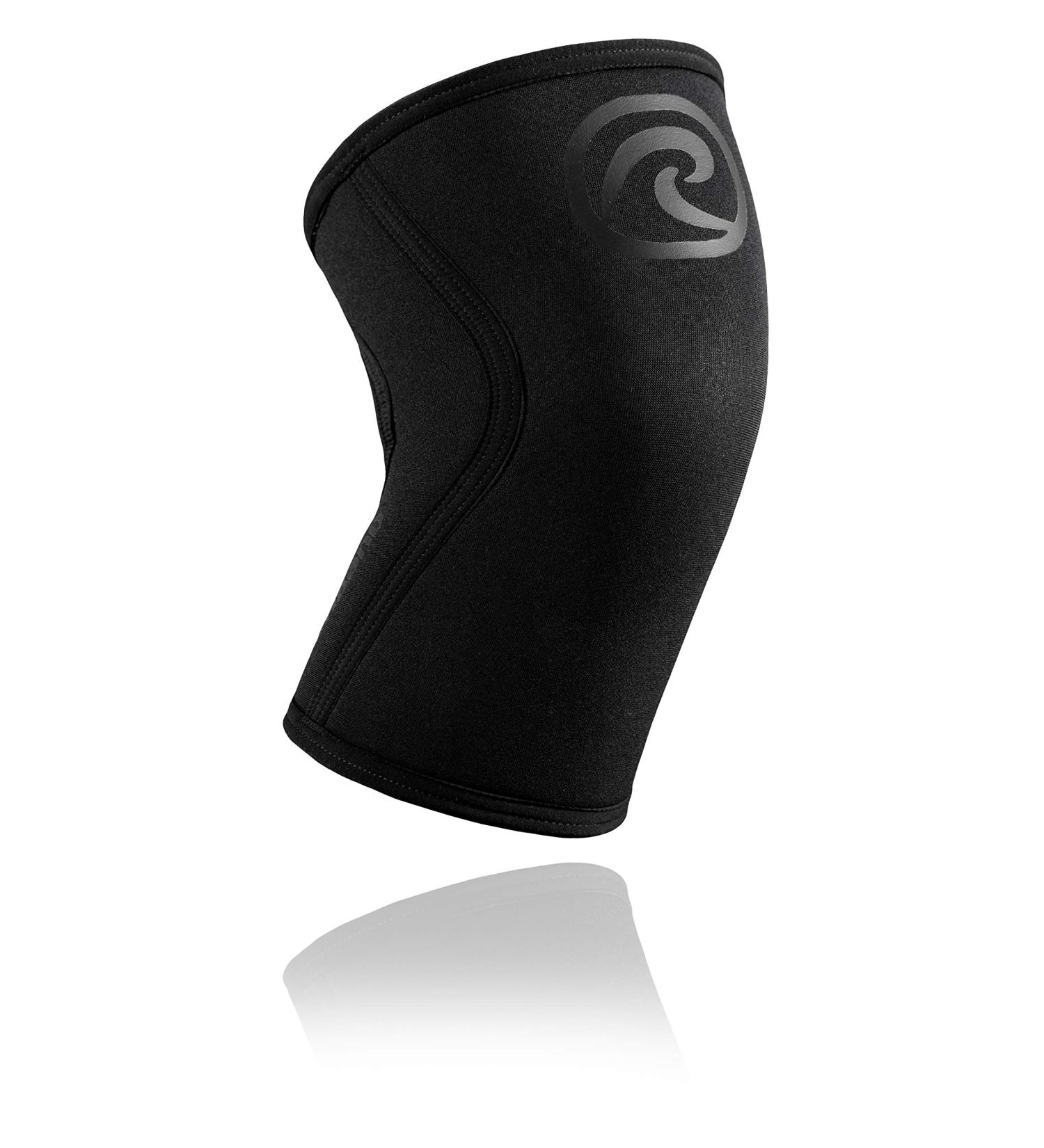 Rehband Rx 5mm Knee Support - Carbon Black - Size Large - 1 Sleeve | Pack of 1 - Buy Online on GoSupps.com