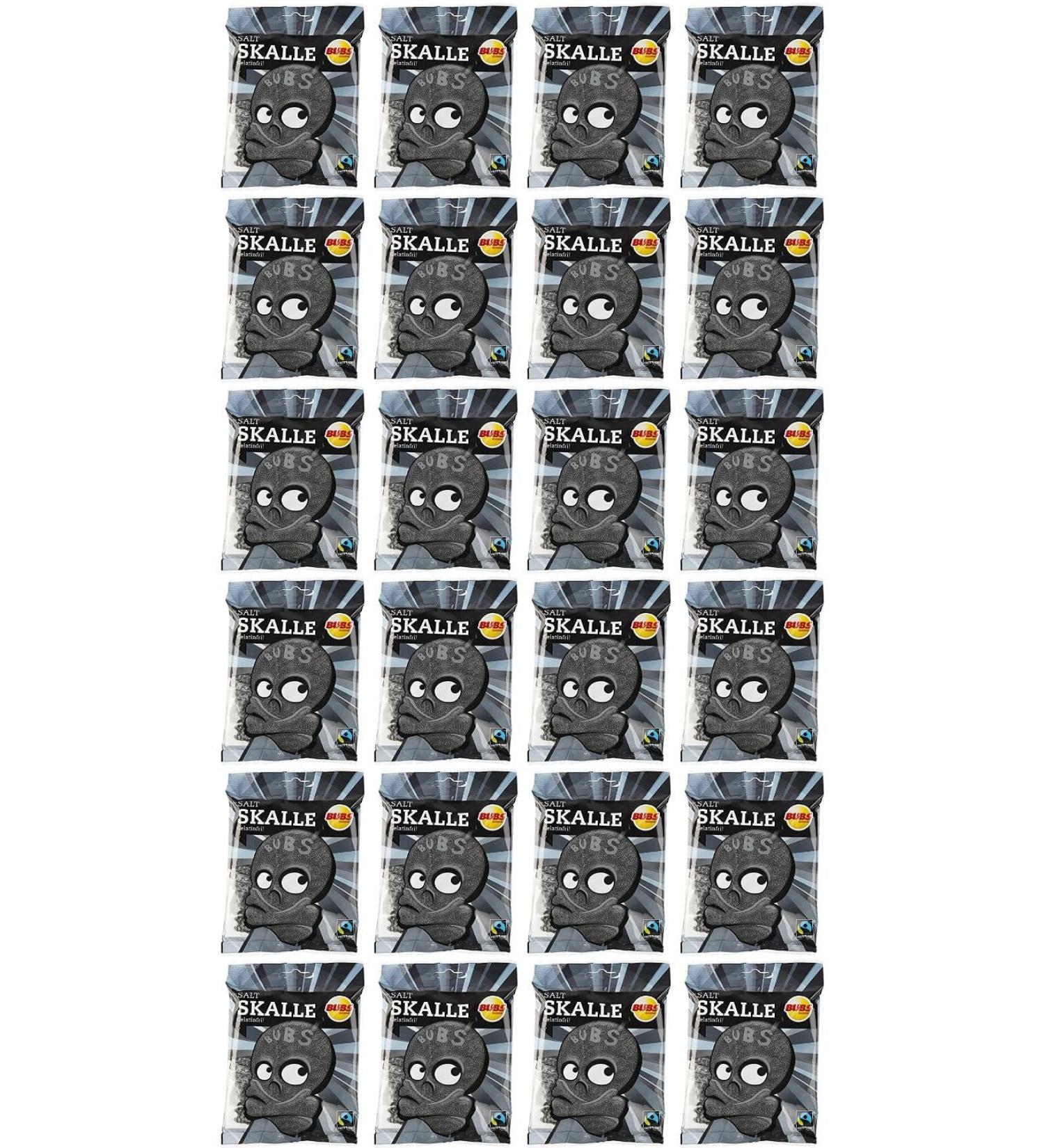 Bubs Skull Salty R glisse 24 Packs of 90g