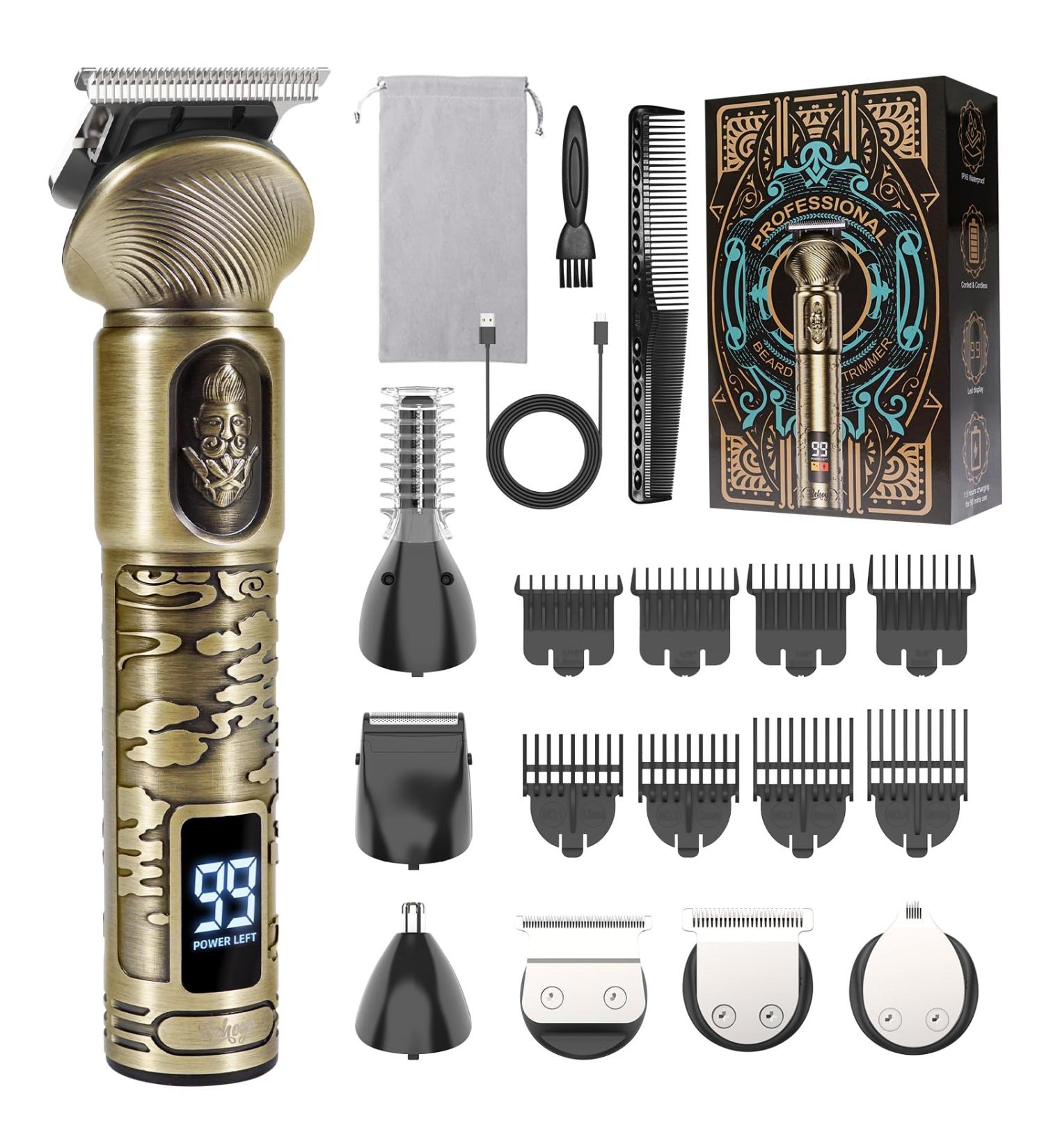 Professional Beard Trimmer for Men | Electric Grooming Kit & Hair Clippers | Perfect Gifts for Men - Buy Online on GoSupps.com