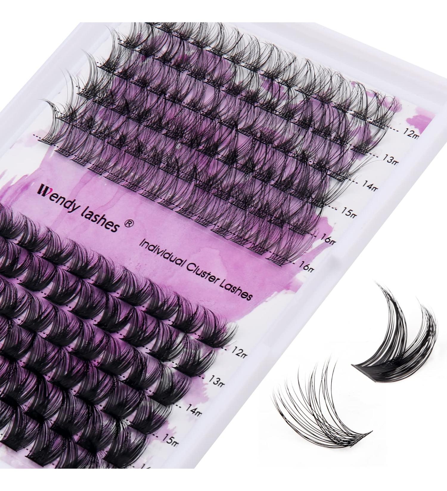 D Curl Cluster Lashes 0.07mm 12-16mm C4+ZW Mixed DIY Lash Extensions | Reusable Soft Wispy Individual Clusters | RR-12-16mm Classic/Mega-0.07D - Buy Online on GoSupps.com