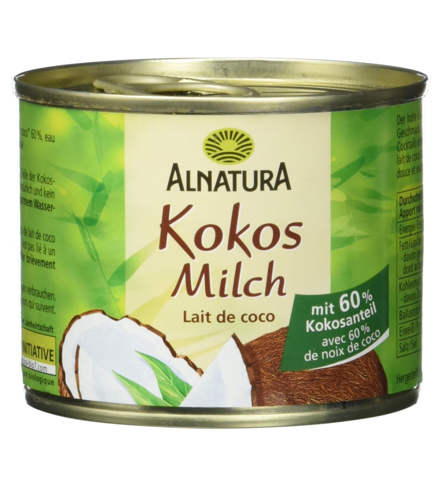 Buy Alnatura Organic Coconut Milk - Vegan 12-Pack (200 ml Each) | Premium Quality Shipping Worldwide - Buy Online on GoSupps.com