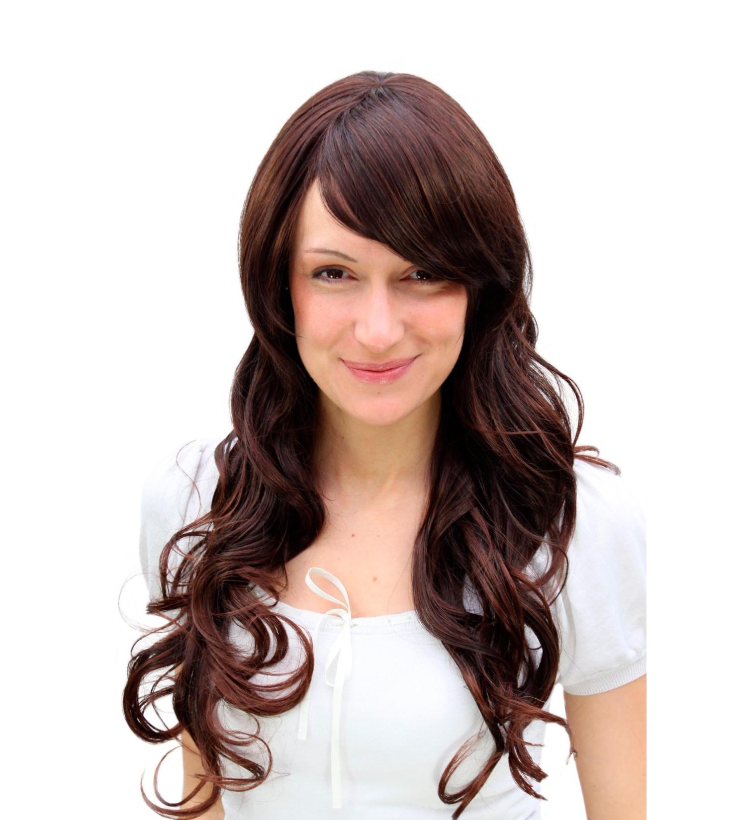 Buy LONG Brunette/Brown CURLY Tips Wig 618-1A-2T33 - Premium Quality International Shipping - Buy Online on GoSupps.com