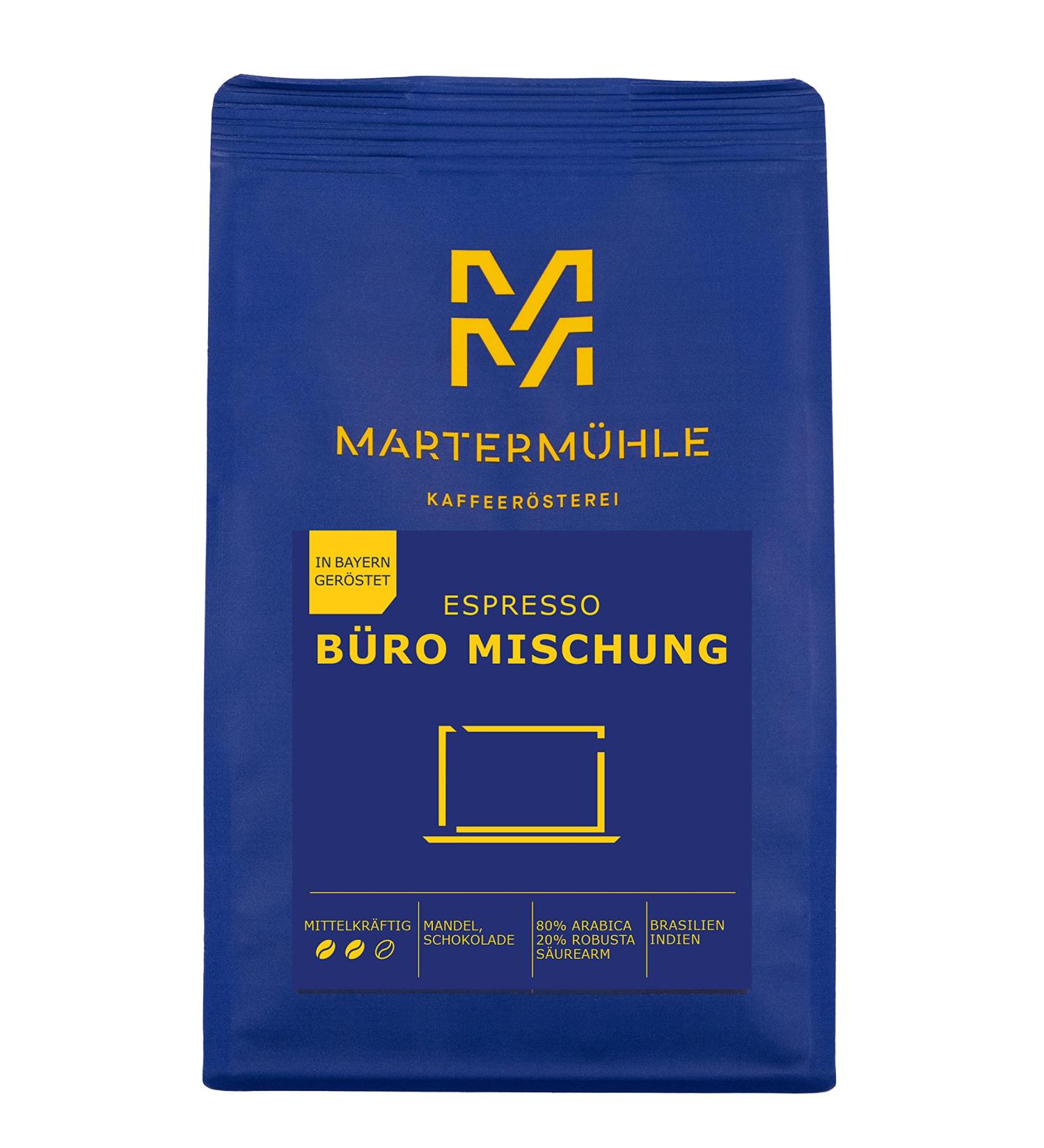  Marterm hle MARTERM HLE Desktop Espresso Mix I 1kg I Brazil & India Espresso Bean I Whole Grain Mix I 70% Arabica & 30% Robusta I with Almond & Chocolate Aroma I Medium - Buy Online on GoSupps.com