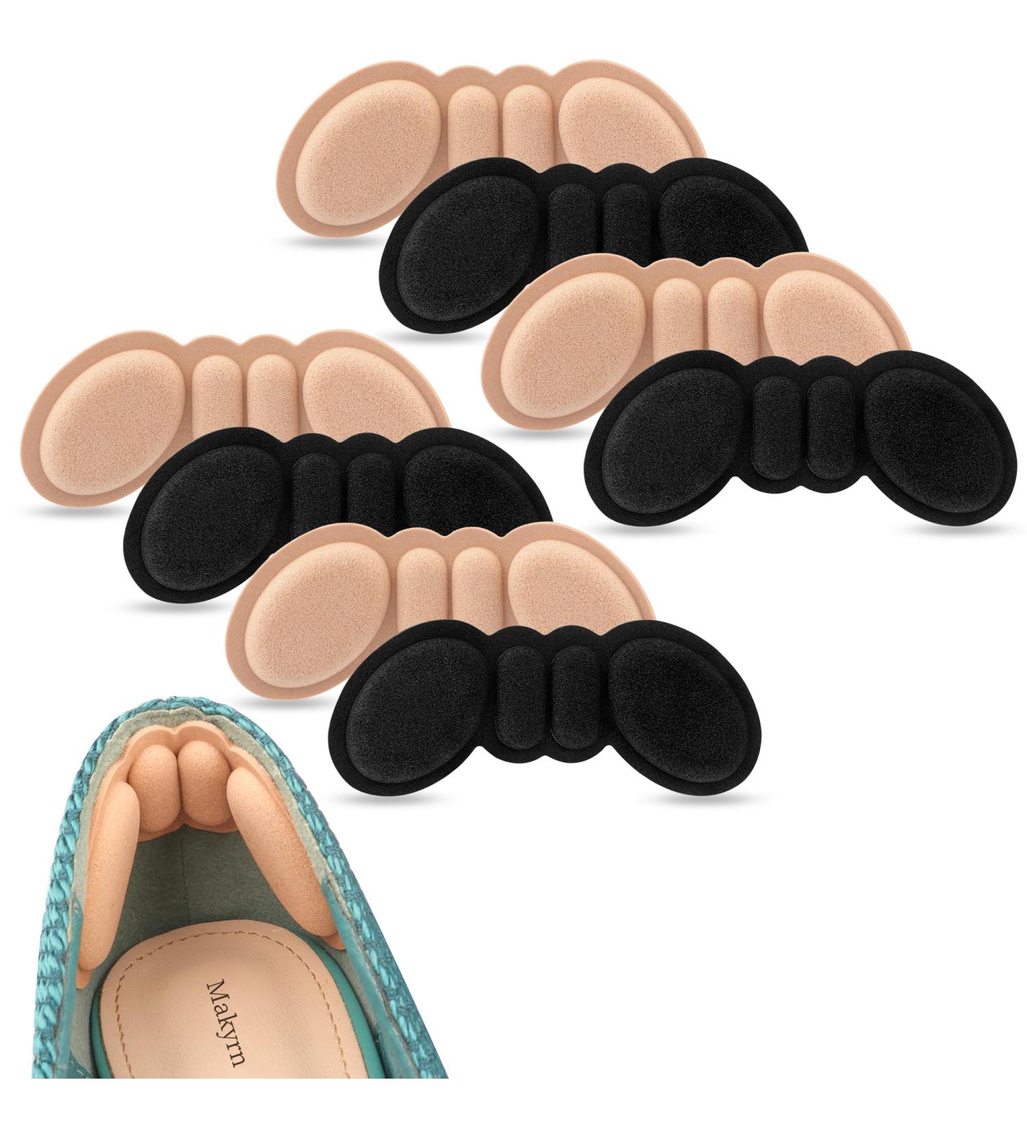 Premium Foam Heel Pads for Big Shoes | Anti-Slip Inserts & Back of Heel Cushions | Blister Protection & Fit Filler | Multicolor - Buy Online on GoSupps.com