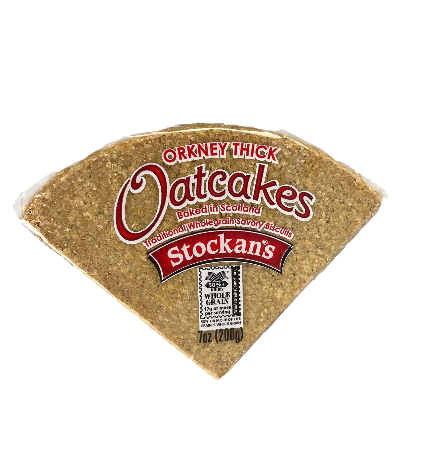 Stockans Original Thick Oatcakes | 7 oz (Pack of 2) | Scottish Oat Crackers - Buy Online on GoSupps.com