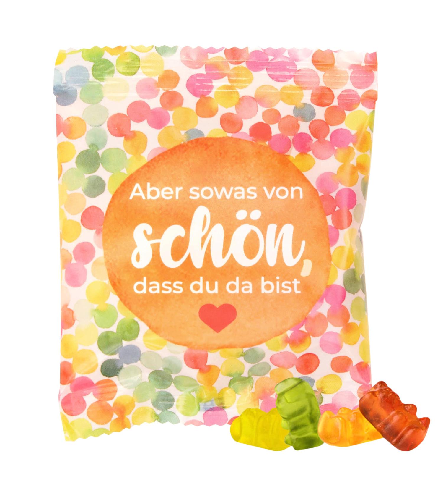 25 Cute Guest Gifts | Real Trolli Gummy Bears with 10% Fruit Juice | Colorful Souvenir Bags - Buy Online on GoSupps.com