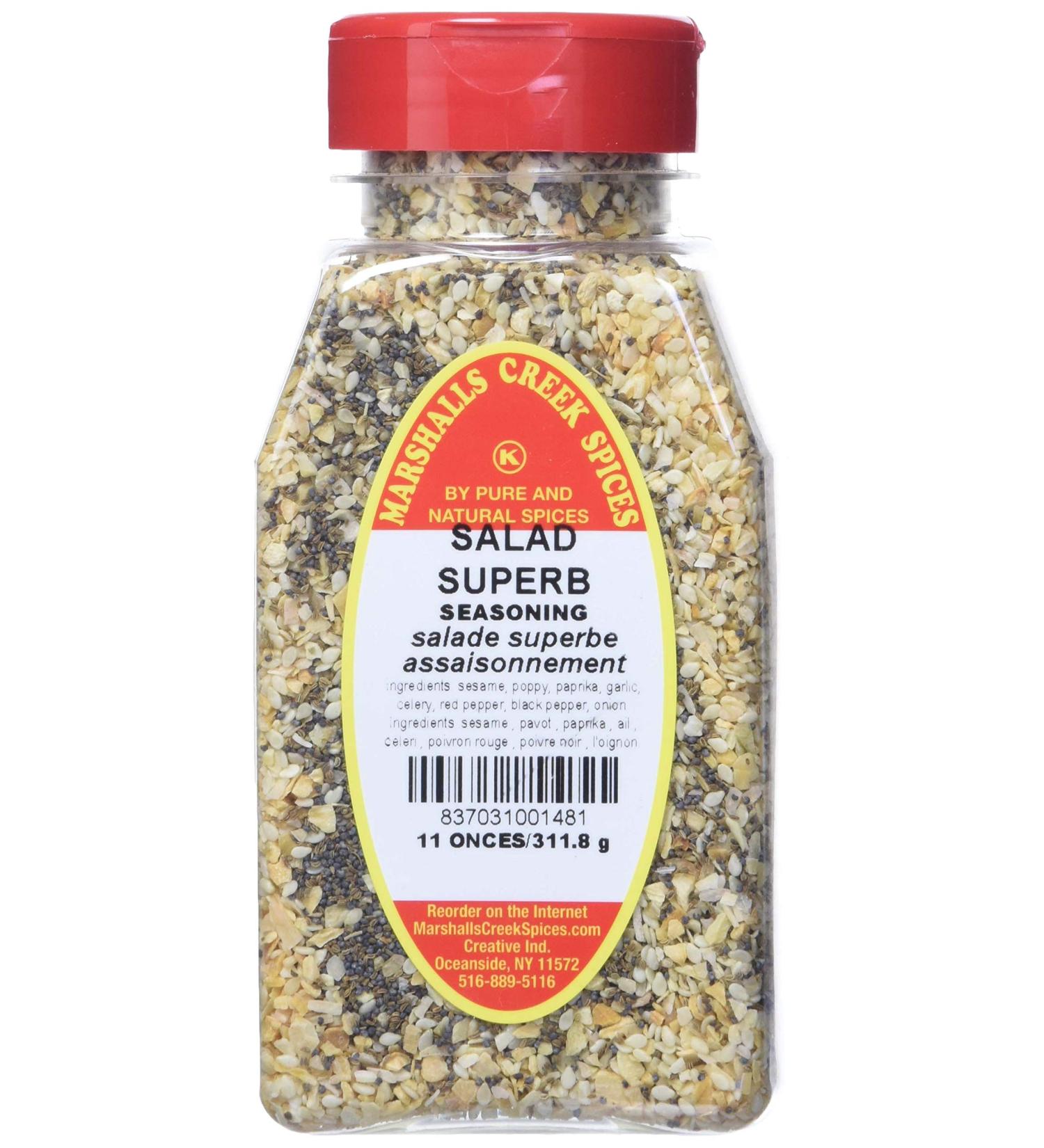 Marshalls Creek Spices Salad Superb Seasoning No Salt 11 Ounce - Buy Online on GoSupps.com