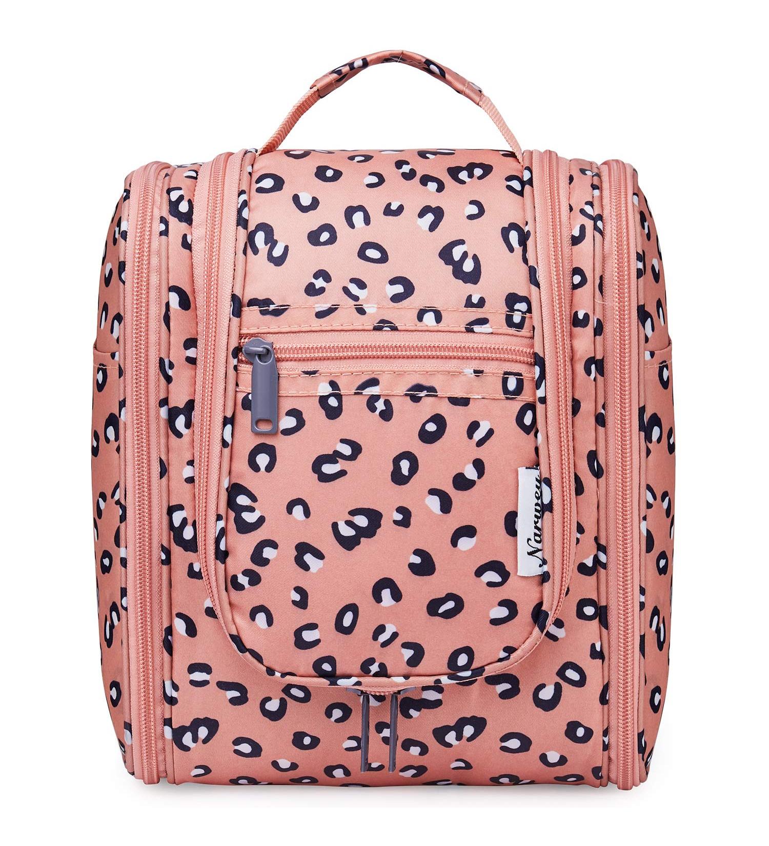 Leopard Travel Hanging Toiletry Bag for Women - Medium Size Makeup Organizer - Buy Online on GoSupps.com