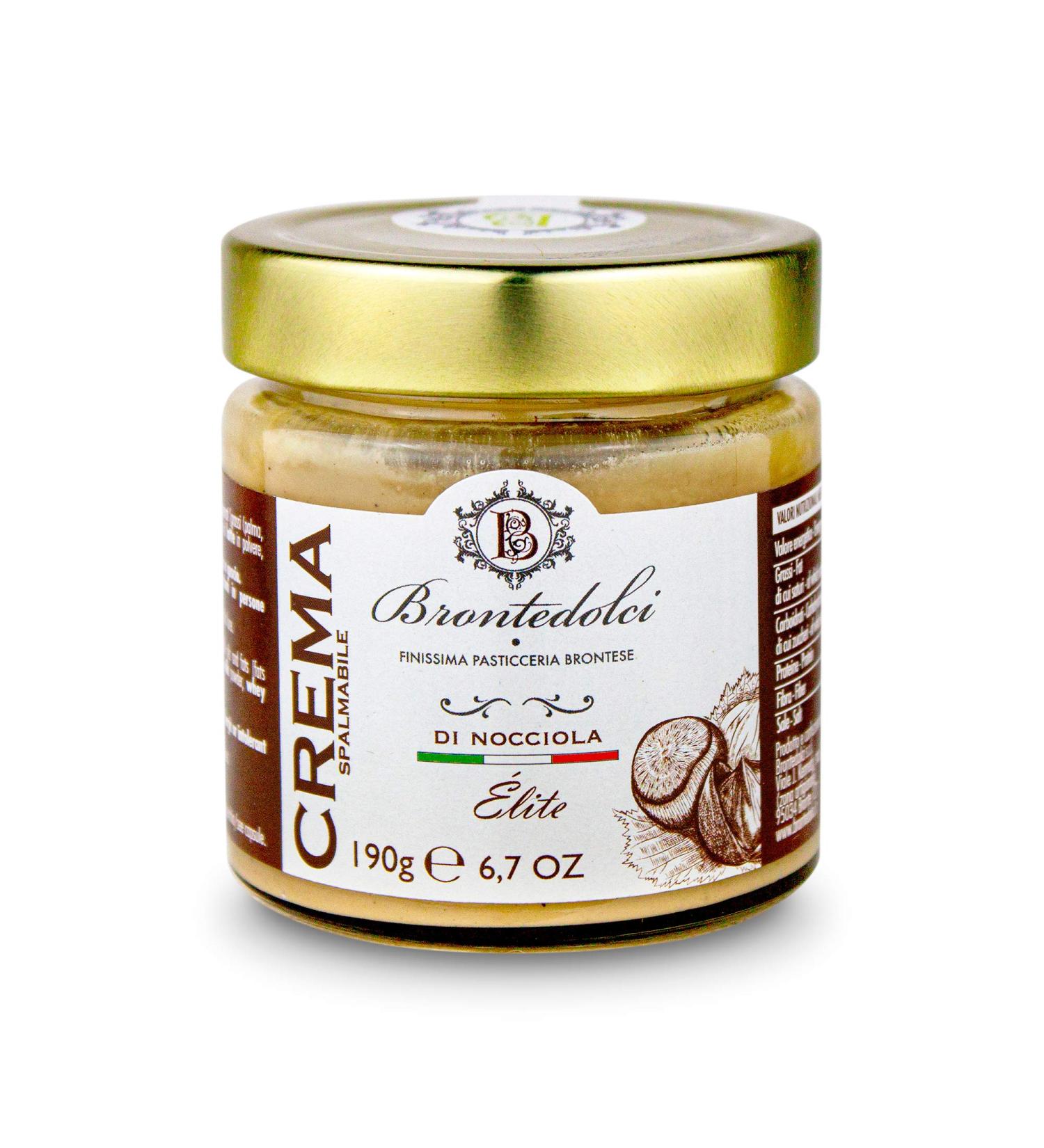  Brontedolci Lovely hazelnut cream | 40% nuts | 2 x 190 g | Brontedolci | Italy - Buy Online on GoSupps.com