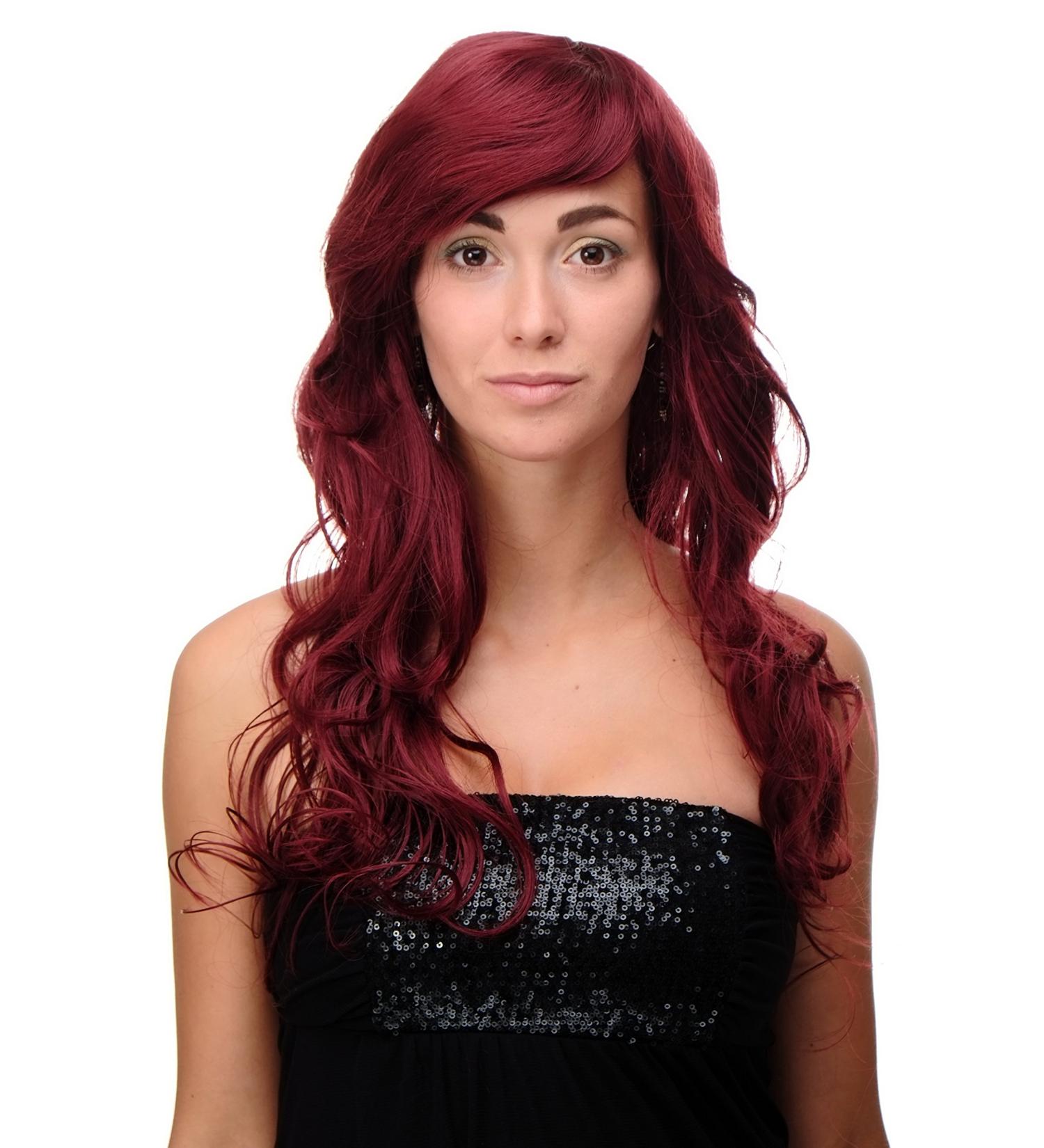 WIG ME UP 9669EL-39 Ladies Wig | Long 70cm Wavy Curly Red Garnet Hair - Buy Online on GoSupps.com