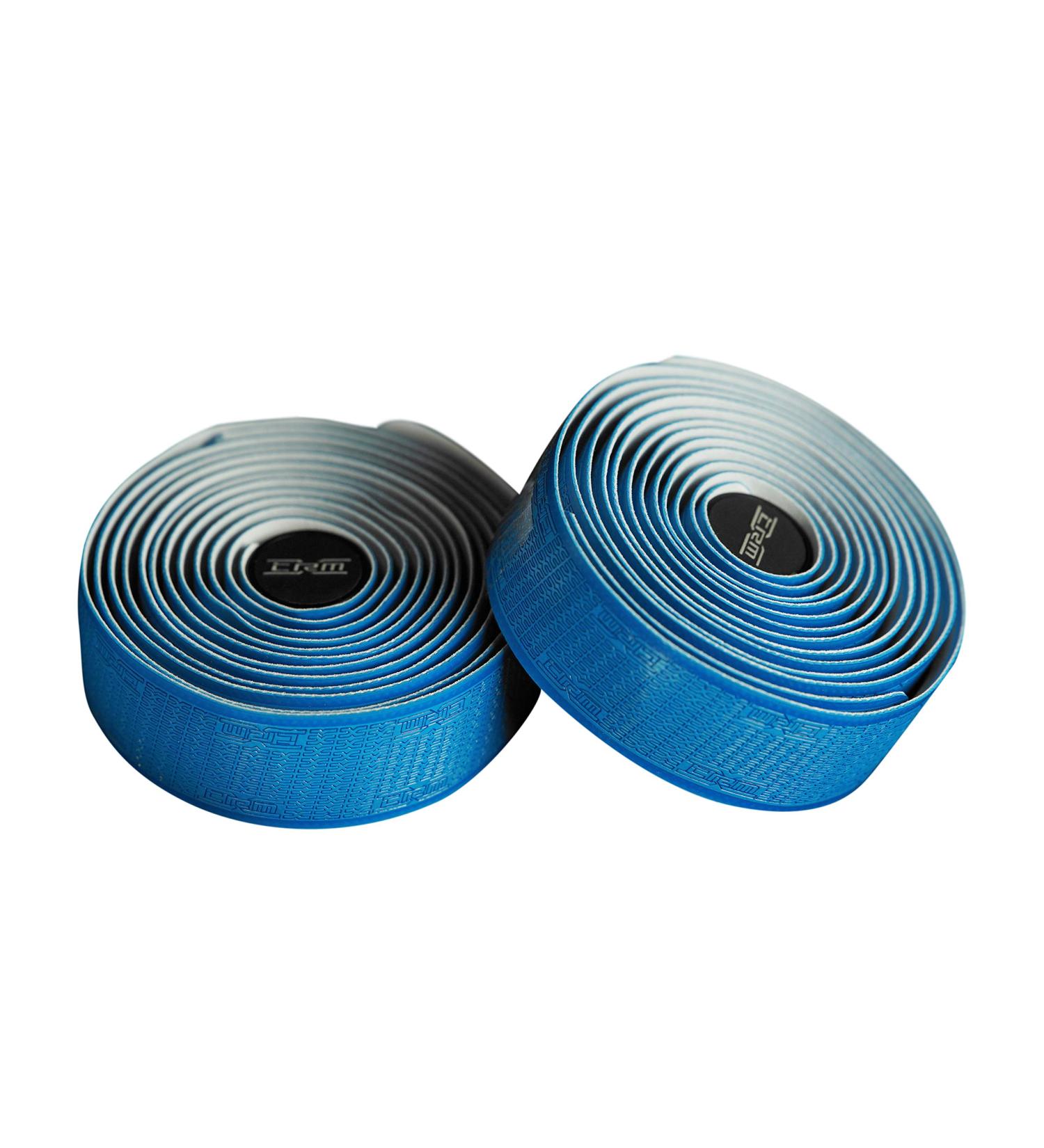 XTRM Tacky Handlebar Tape 3.0mm - Foam Infused Triple Layer PU Wraps for Road and Mountain Biking - Blue | Made in Taiwan - Buy Online on GoSupps.com