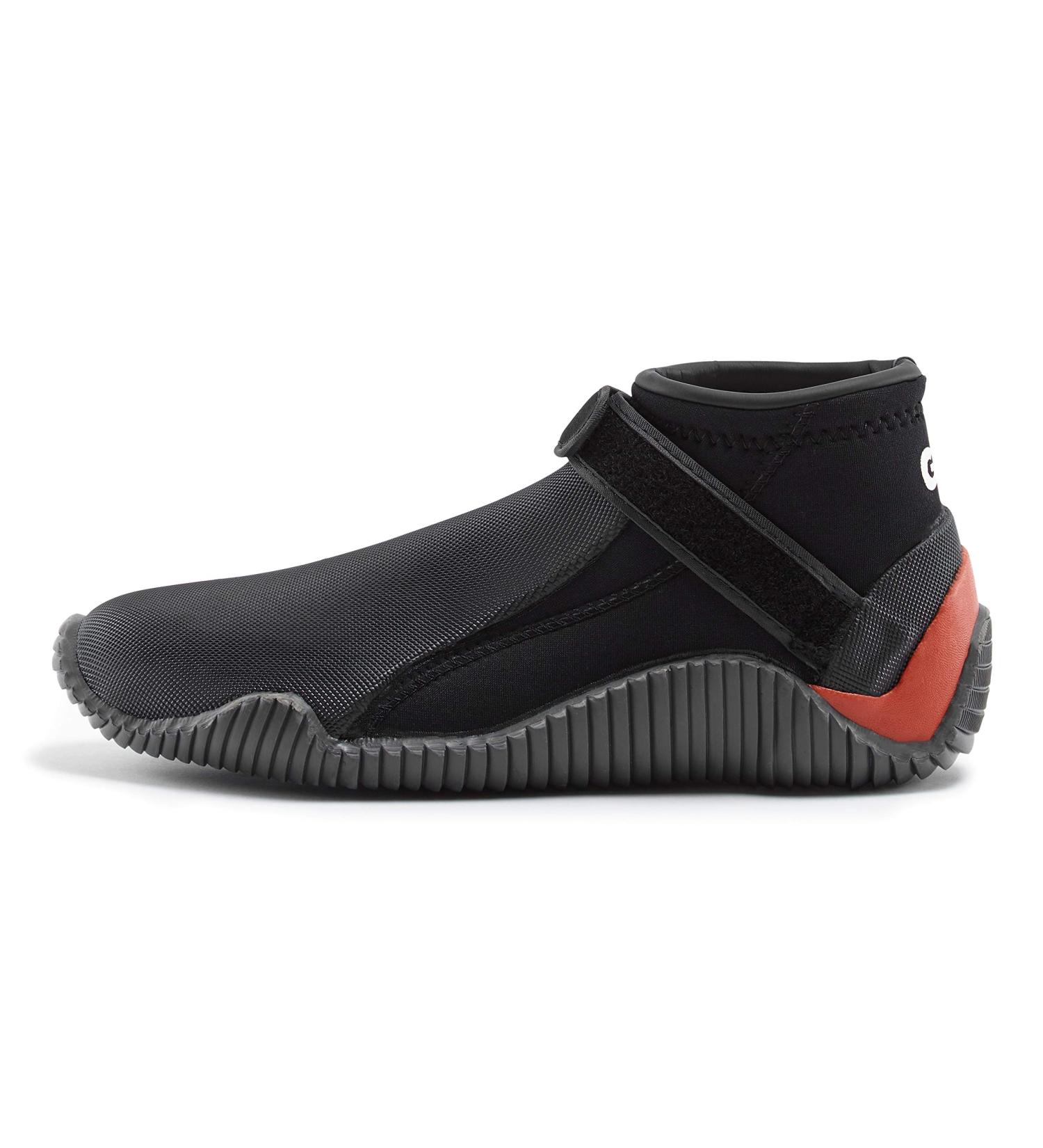 Gill Junior Aquatech 3mm Neoprene Water Shoes for Watersports - Black/Orange - Size 35/36 (US Men's 4) - Buy Online on GoSupps.com