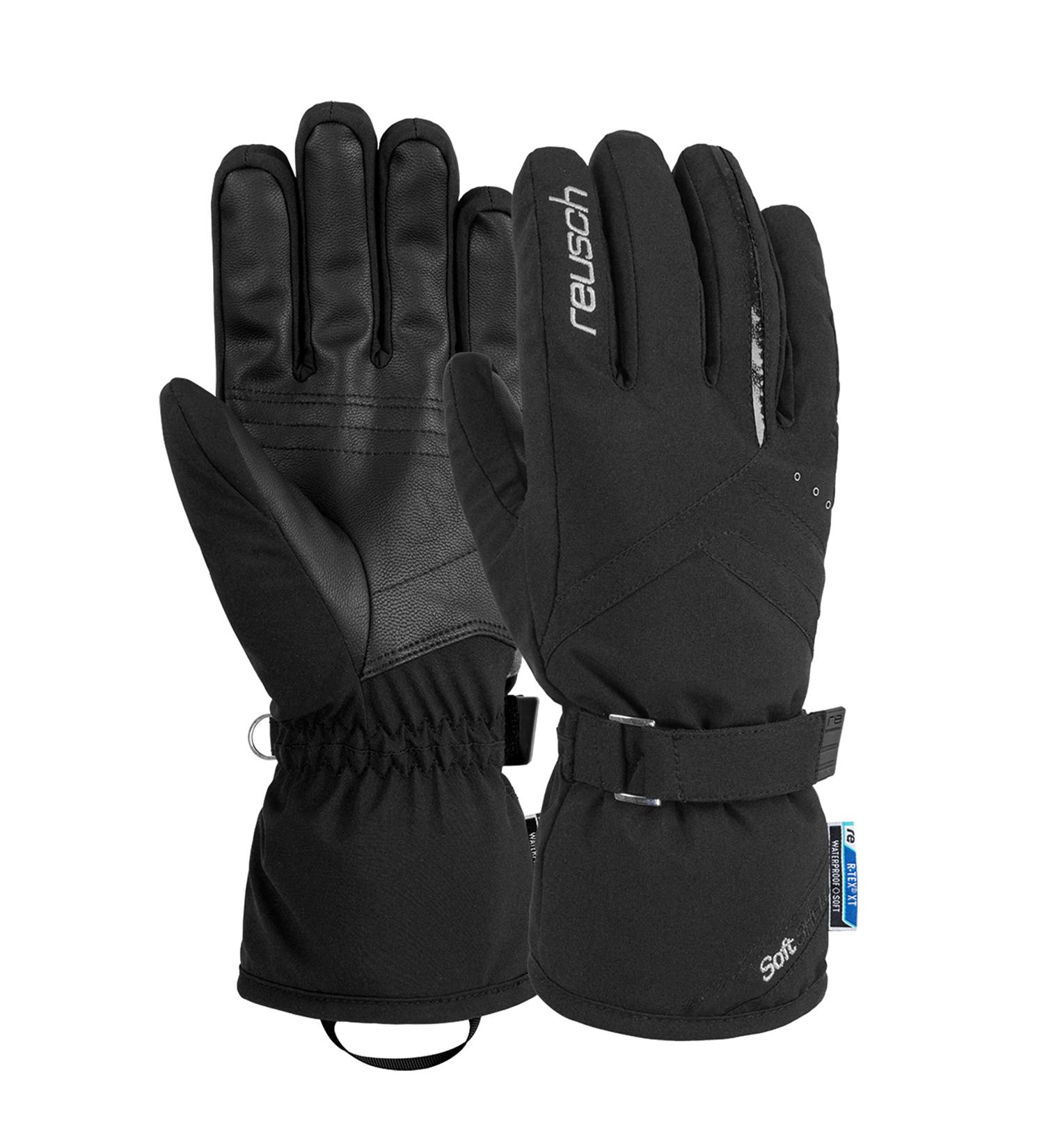 Reusch Women's Hannah R-Tex XT Gloves - Black/Silver (Size 7.5) | Premium International Shipping - Buy Online on GoSupps.com
