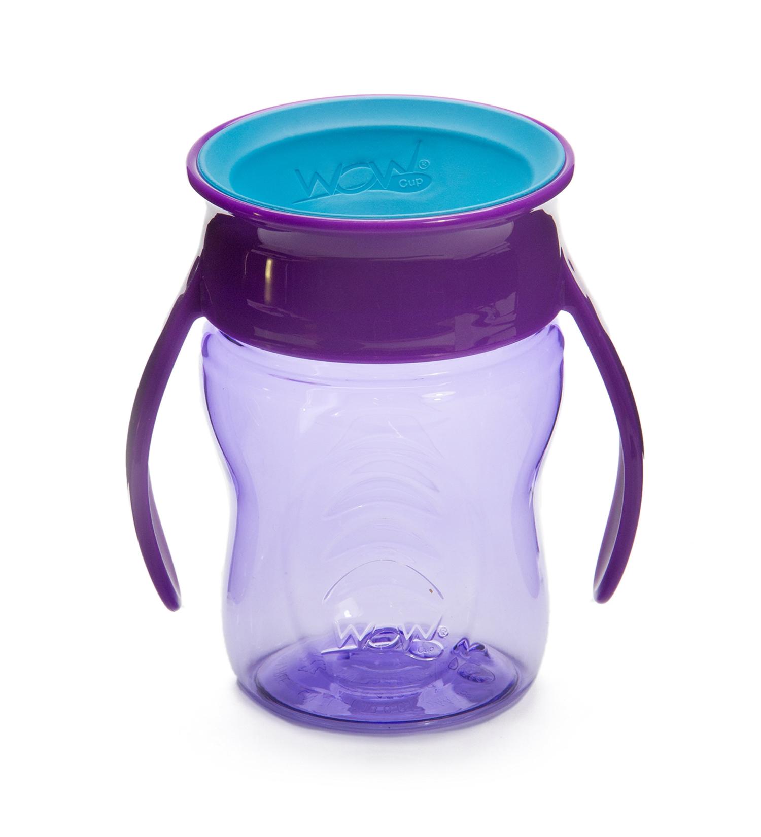 Wow Cup Baby 360 Trainer Sippy Cup - Purple - 7oz / 207ml - Buy Online on GoSupps.com