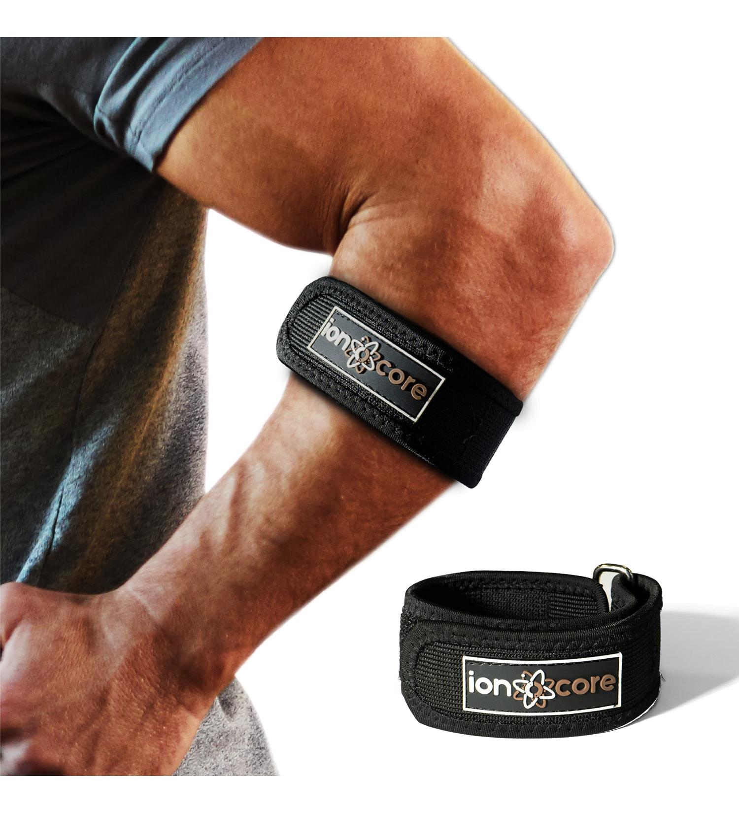 Ionocore Tennis Elbow Support Strap - Rapid Pain Relief & Recovery - Adjustable Brace for Men & Women - Buy Online on GoSupps.com