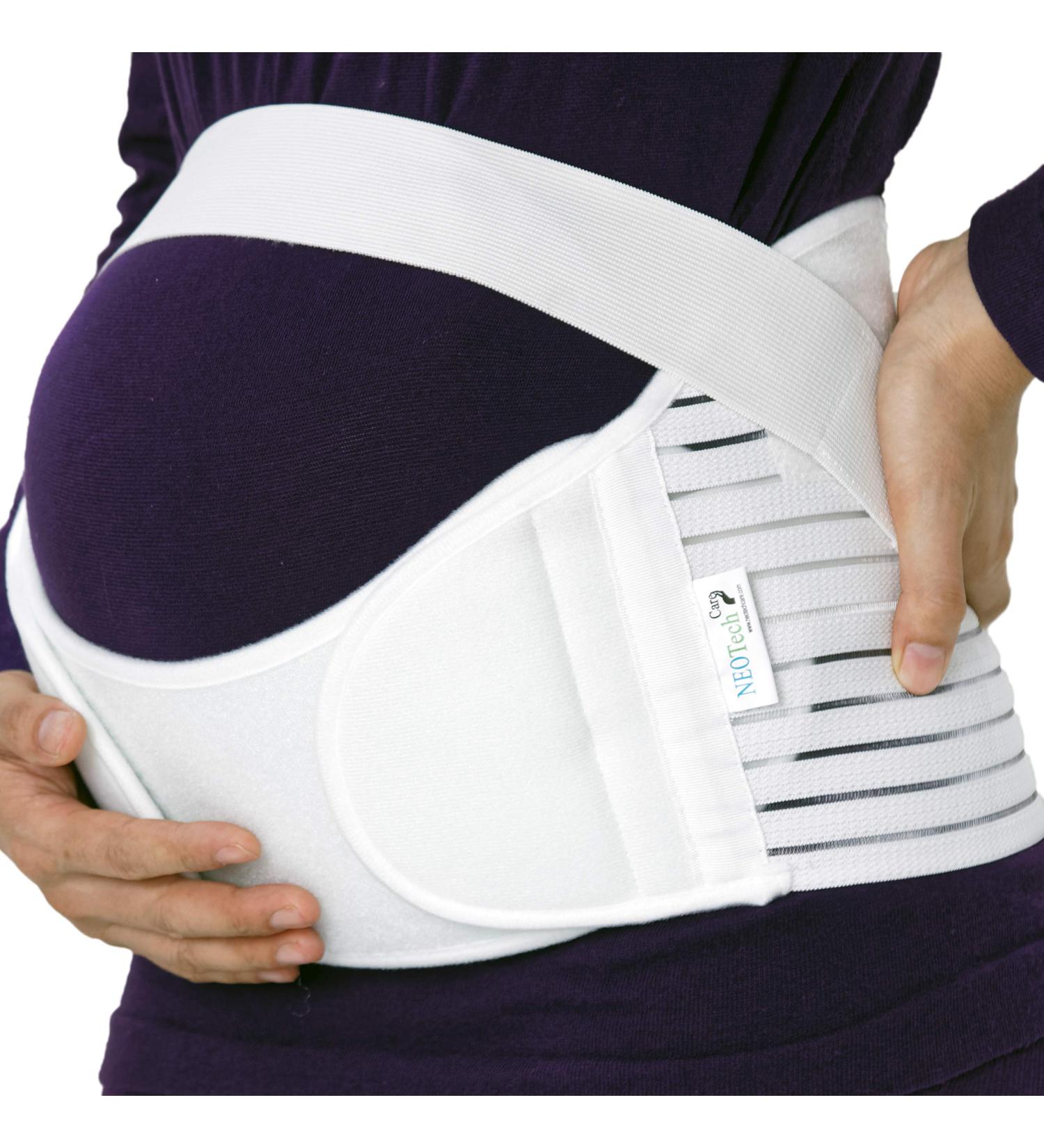 Neotech Care Pregnancy Belly Band Maternity Belt Support - Pregnancy Must-Have for Back, Abdomen & Pelvis - Women's S Ivory - Buy Online on GoSupps.com