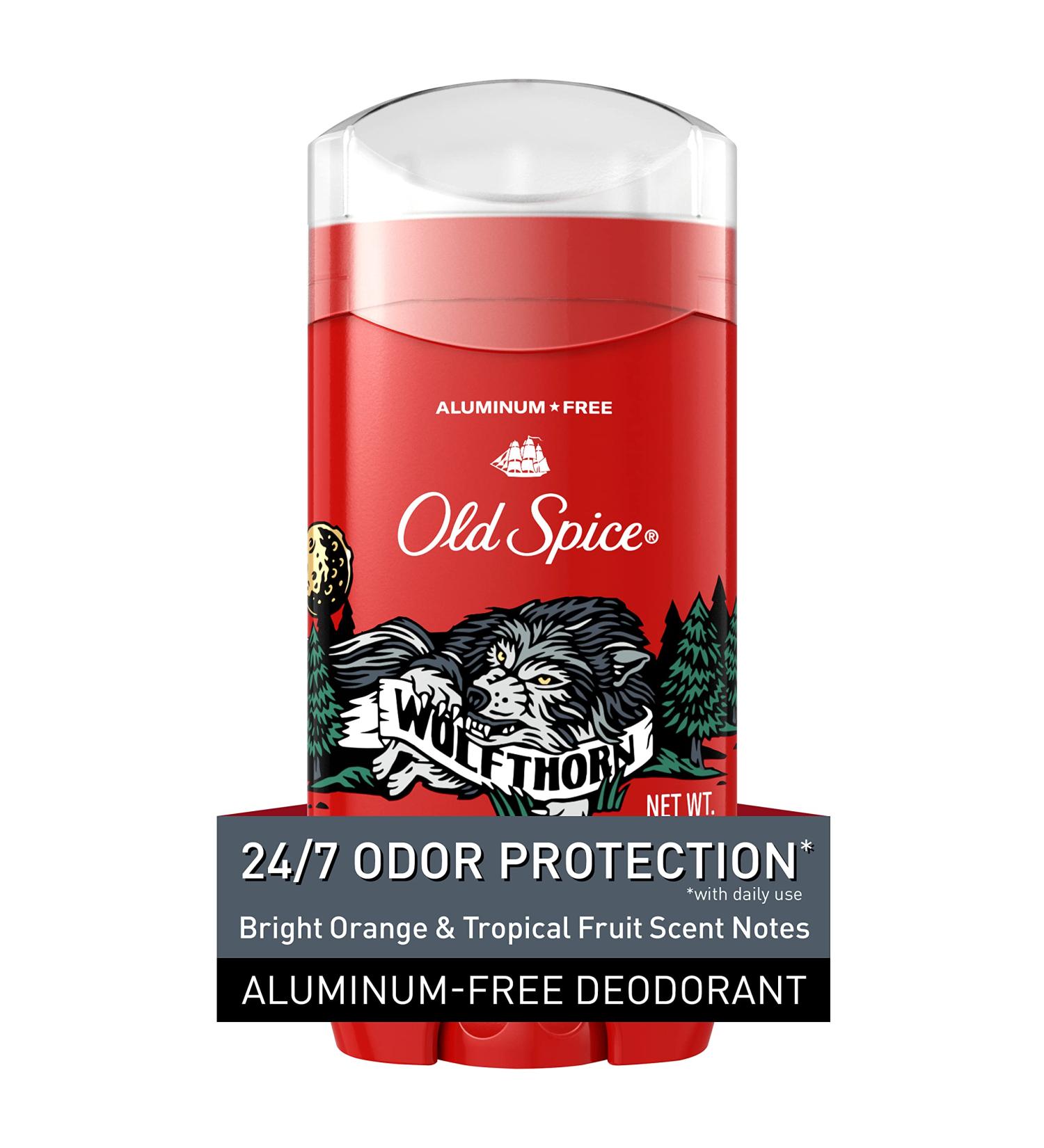 Old Spice Aluminum Free Deodorant for Men - Wolfthorn 48 Hr Protection Unscented 3 oz - Buy Online Internationally - Buy Online on GoSupps.com