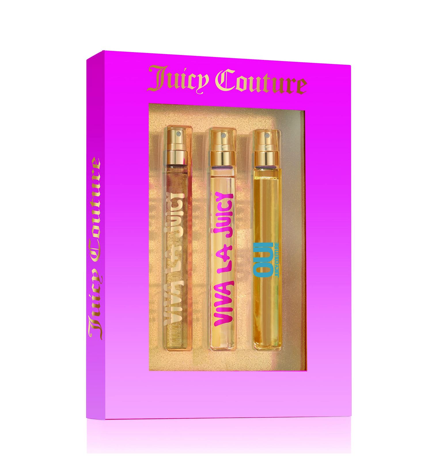Juicy Couture Viva La Juicy 3 Piece Fragrance Gift Set, Travel Coffret Set