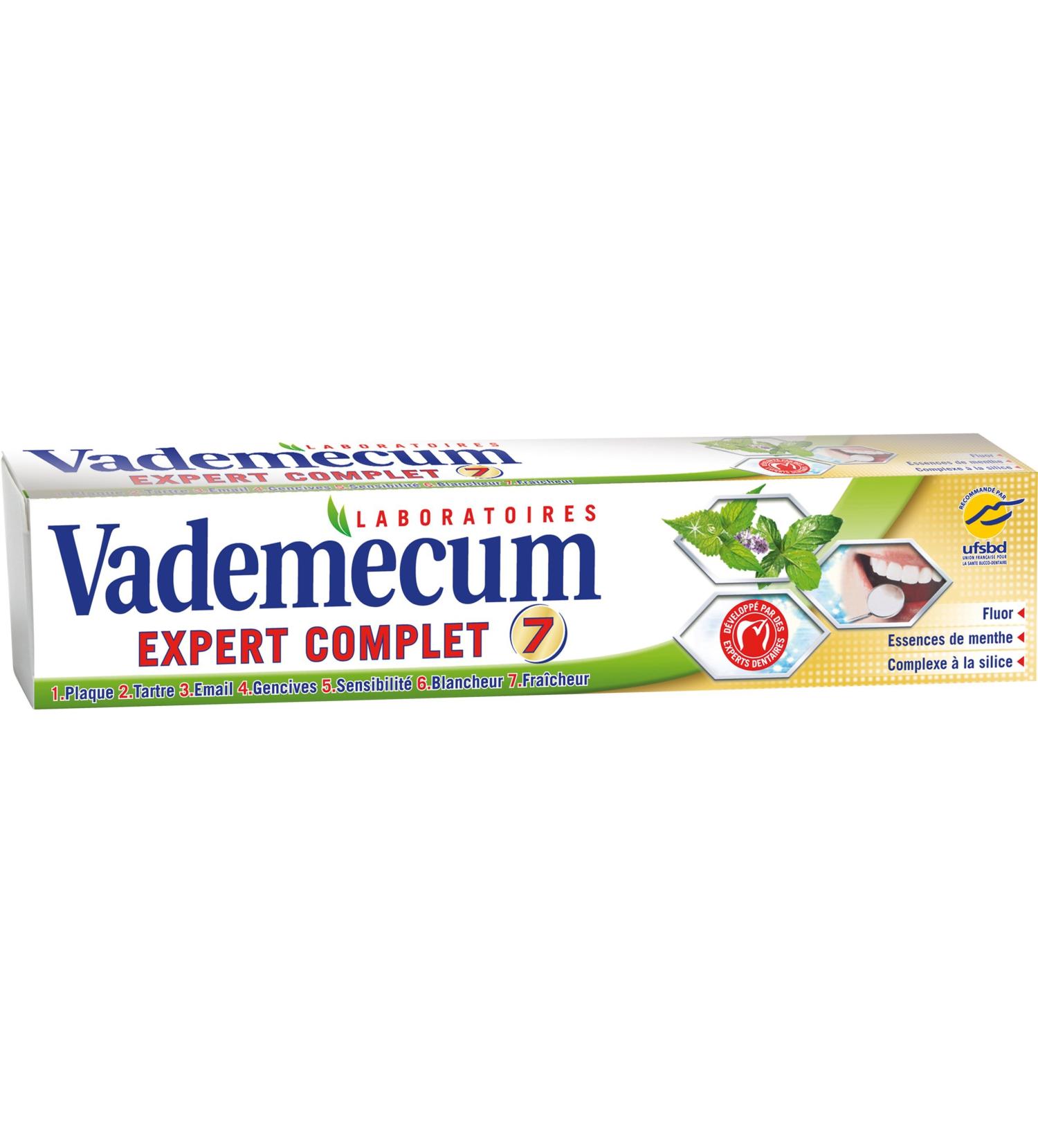 Vademecum - Toothpaste - Expert Complet 7 - Tube 75 ml