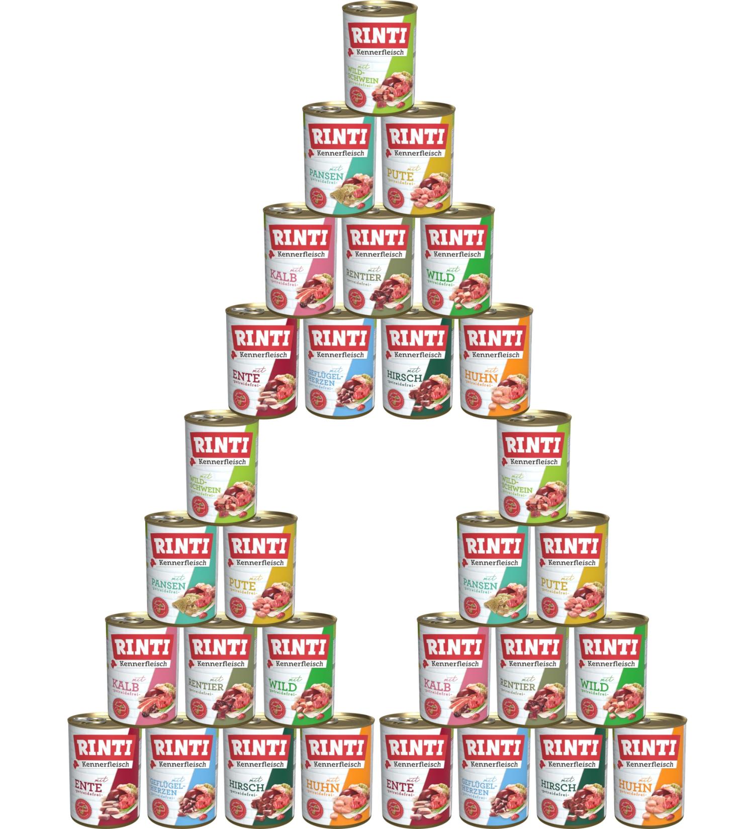 Rinti Connoisseur 400g Mix - 10 Varieties Cereal-Free Wet Dog Food (10 20 30 Pack) | International Shipping Available - Buy Online on GoSupps.com