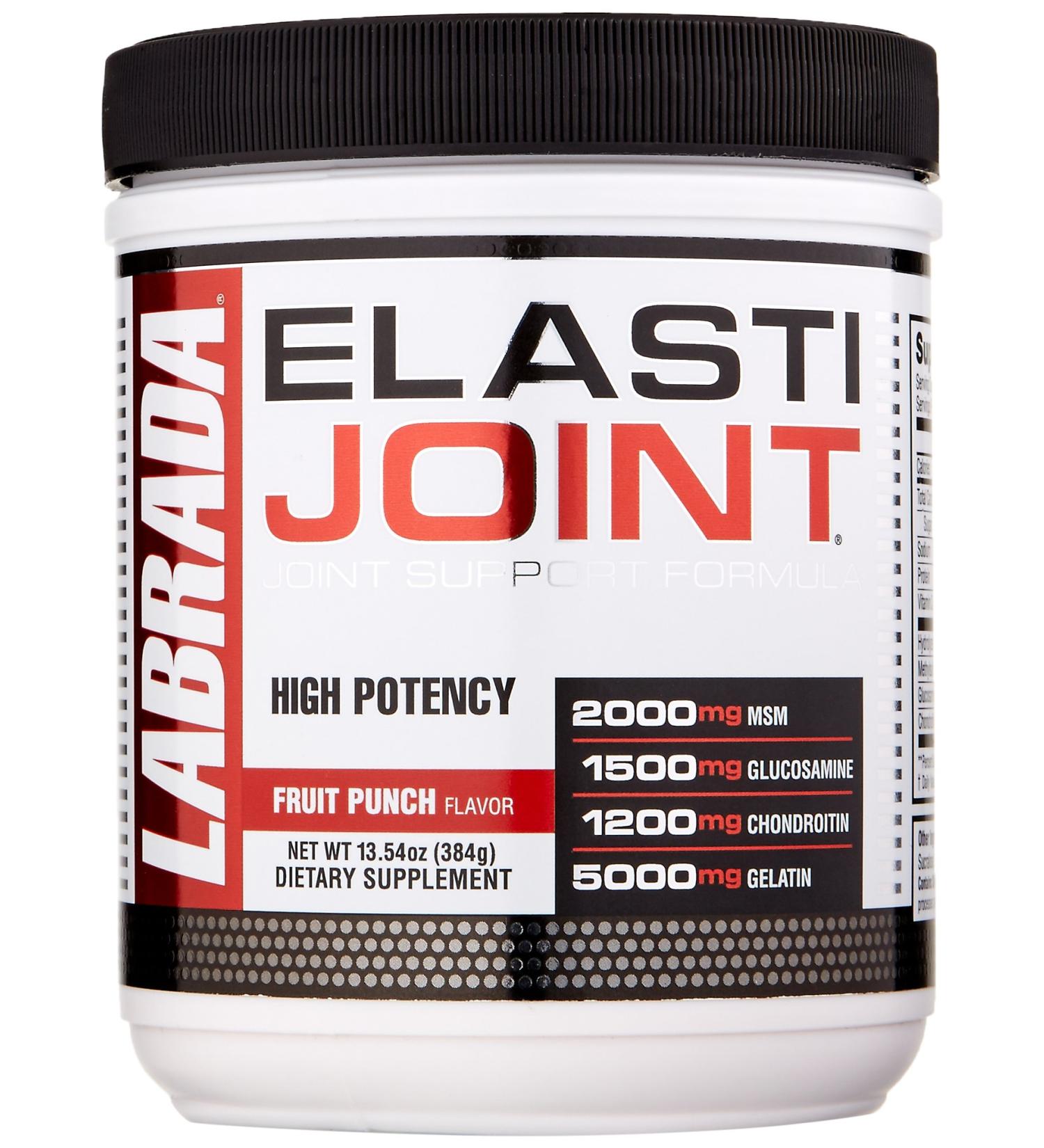 Labrada ElastiJoint Joint Support Formula - Fruit Punch Flavor 13.54 oz | Premium Joint Health Supplement - Buy Online on GoSupps.com