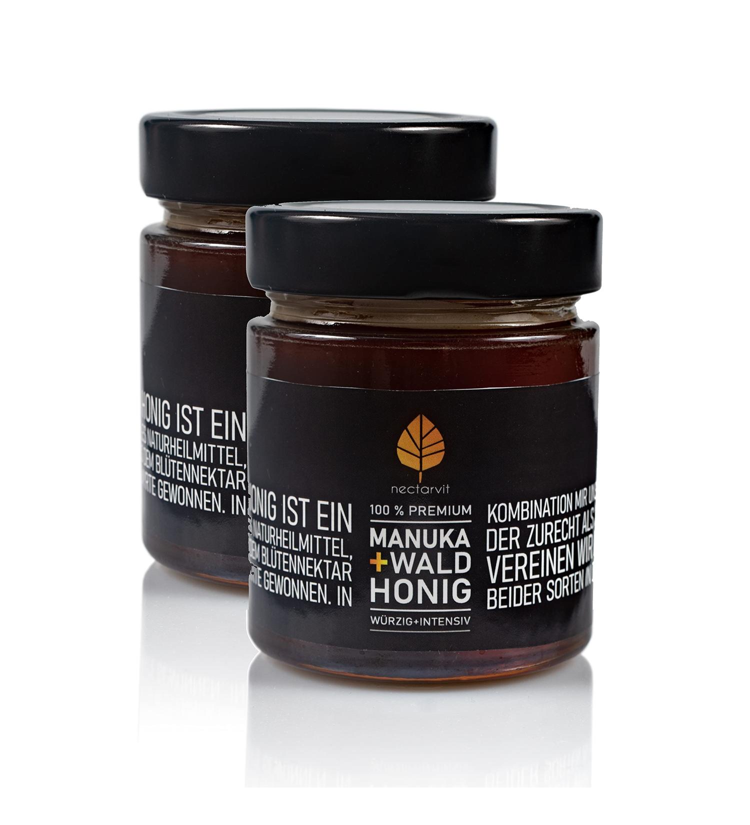 ImkerPur Forest honey with manuka from Nectarvit laboratory tested the natural energy kick and superfood classic 540 g - Buy Online on GoSupps.com