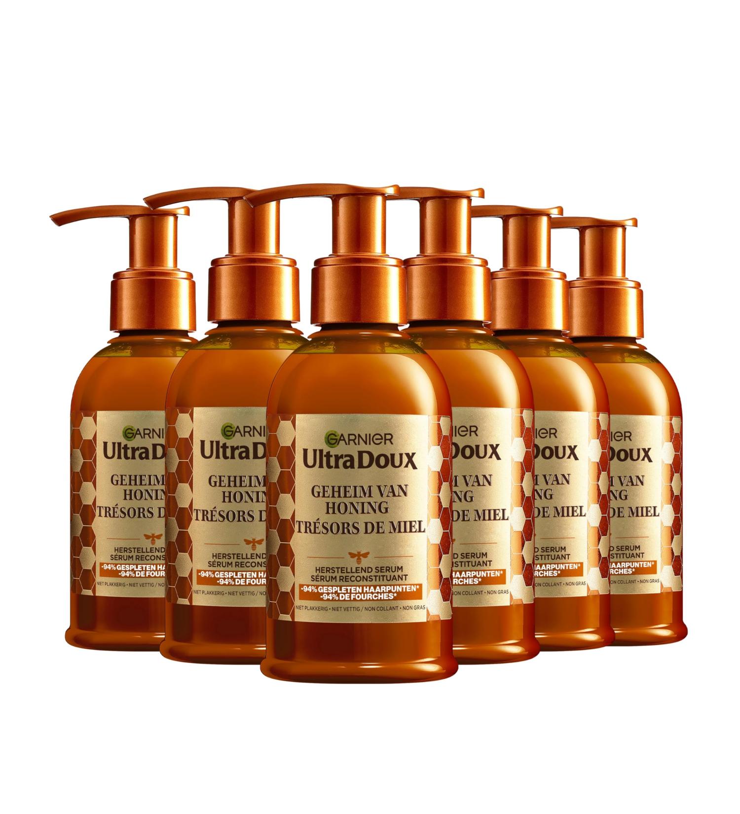 Garnier Garnier Ultra Doux Replenishing Serum Treasures of Honey Damaged or Fragile Hair 6 x 115 ml