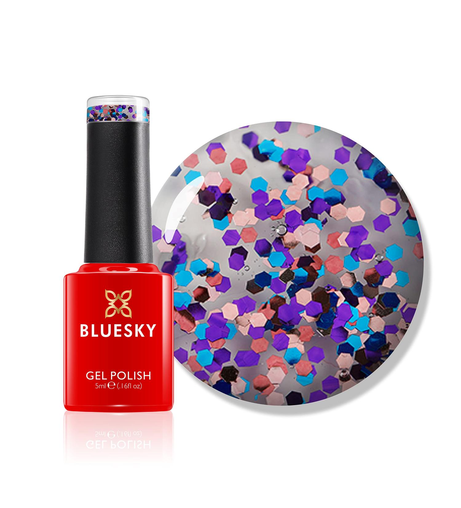 Bluesky Gel Nail Polish Ibiza Mini SUM1916 Multicolour Long Lasting Chip Resistant 5ml (Requires Drying Under UV LED Lamp) - Buy Online on GoSupps.com