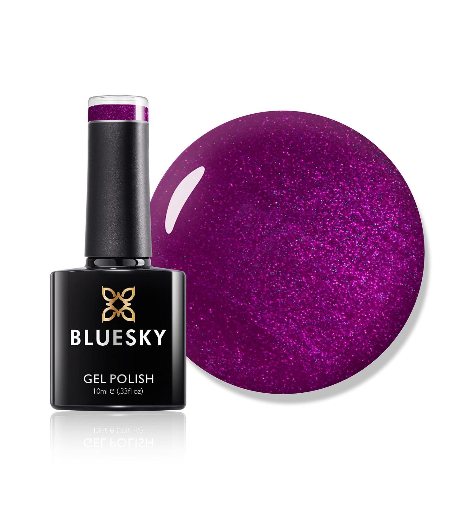 Bluesky Gel Nail Polish Tango Passion 80580 Dark Purple Long Lasting Chip Resistant 10 ml (Requires Drying Under UV LED Lamp) - Buy Online on GoSupps.com