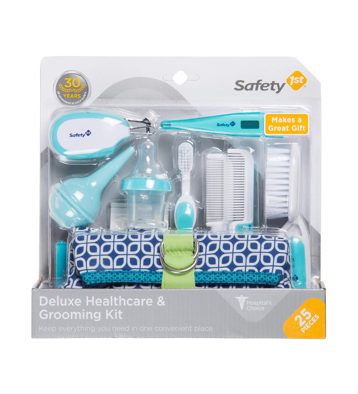 Safety 1st Deluxe 25-Piece Baby Healthcare and Grooming Kit - Arctic Blue | Essential Baby Care Set - Buy Online on GoSupps.com