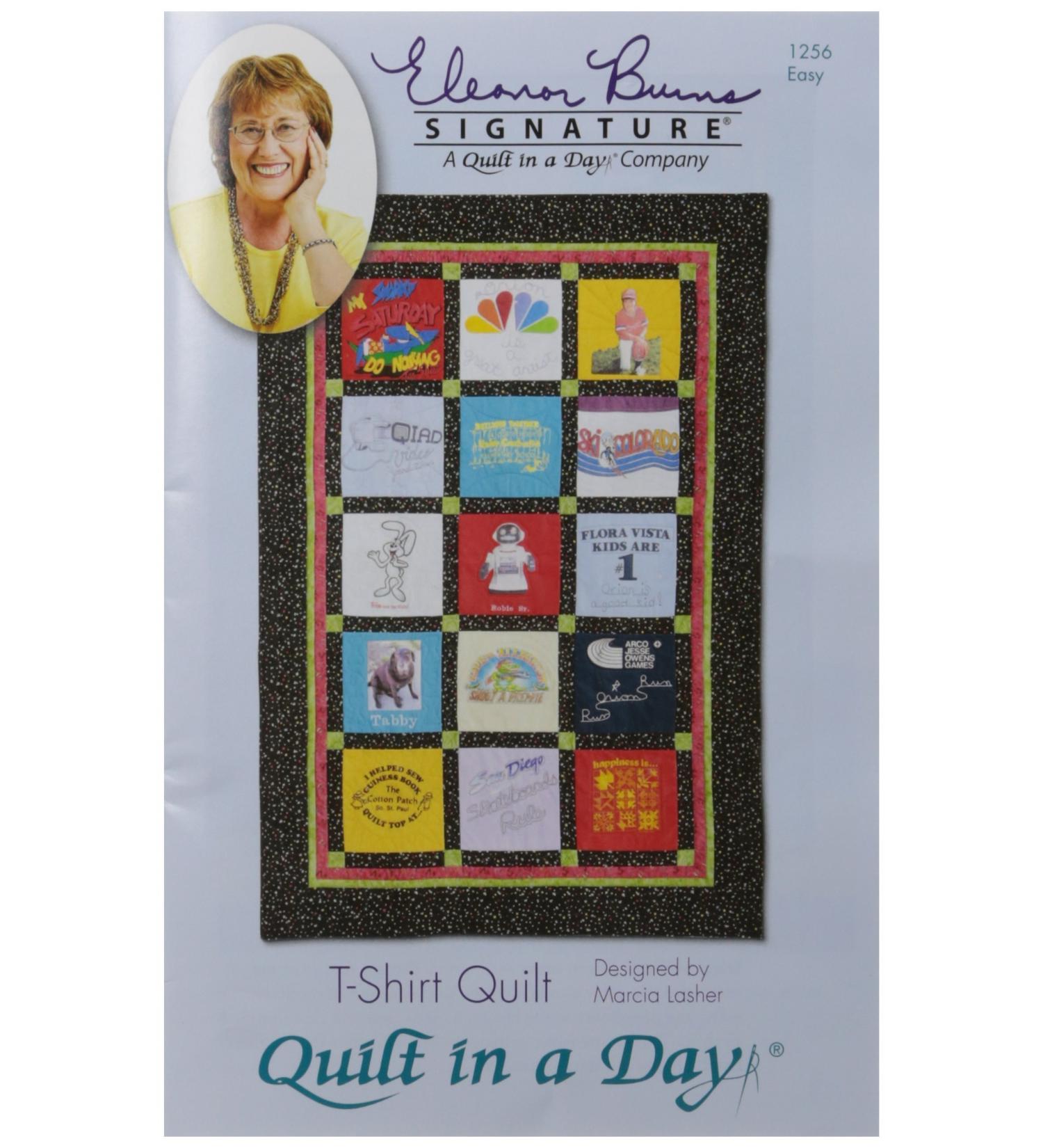 Quilt in a Day T-Shirt Quilt Pattern by Eleanor Burns