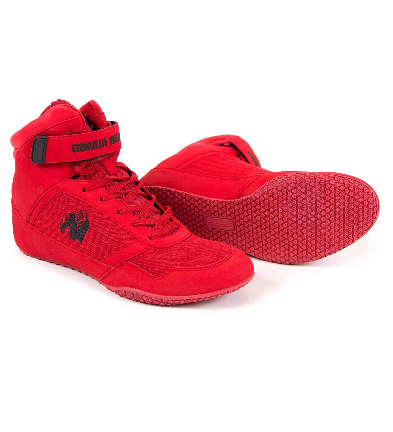 Gorilla Wear High Tops Black & White - Comfortable Bodybuilding & Fitness Shoes for Gym & Strength Training - EU 39 - Buy Online on GoSupps.com