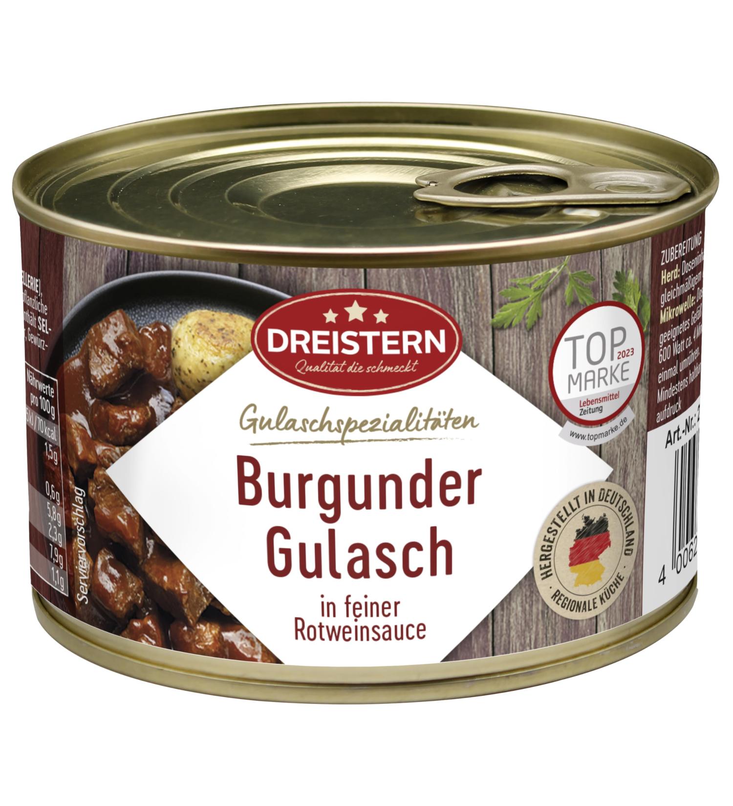 Buy DREISTERN Burgundy Goulash 400g - Authentic International Gourmet Meal for Quick Delivery - Buy Online on GoSupps.com