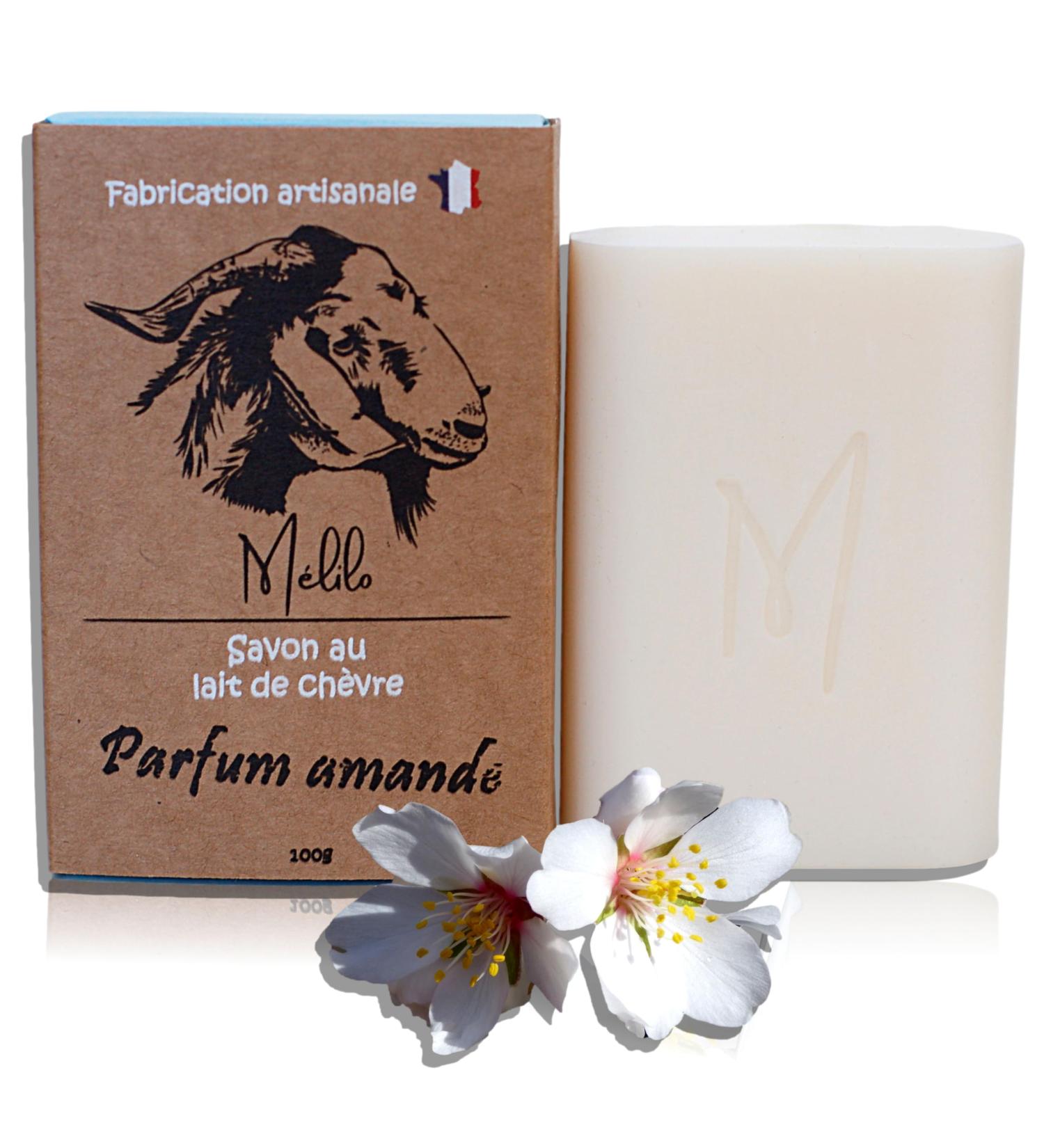 Organic Goat Milk Soap - French Crafted Facial Cleanser & Skin Treatment for Acne Psoriasis Eczema & Blackheads - Mann Baby Almond - Buy Online on GoSupps.com