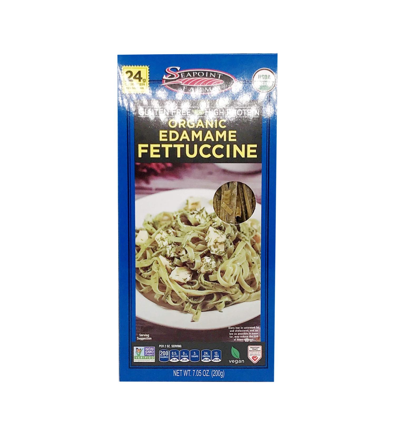 Buy Seapoint Farms Organic Edamame Fettuccine 7.05 oz | Healthy Pasta Alternative - Buy Online on GoSupps.com