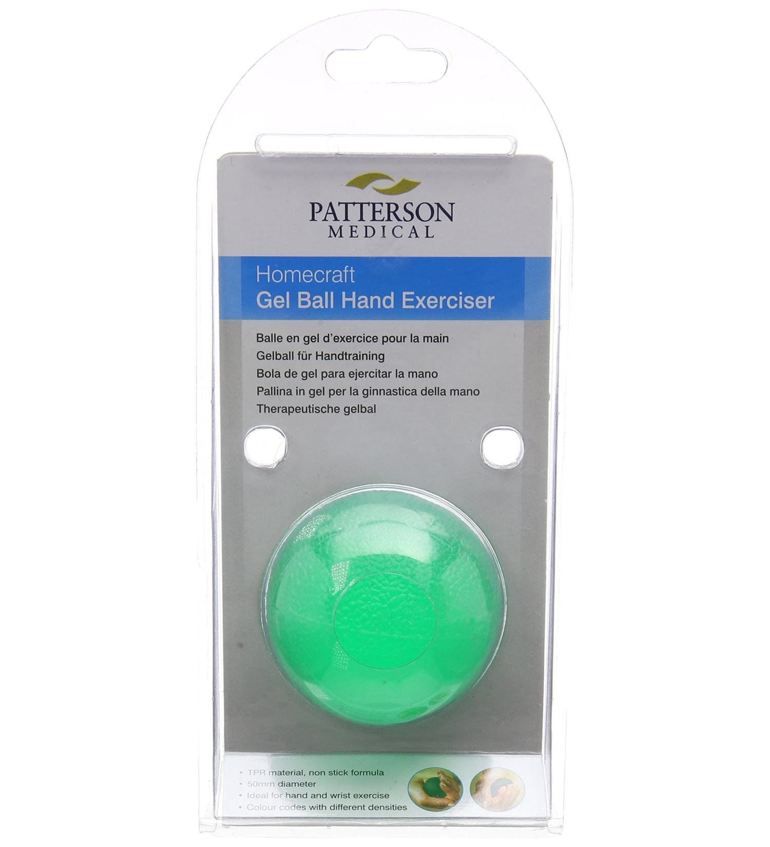 Homecraft Gel Ball Hand Exerciser - Medium Resistance for Weak Hands, Arthritis, Post Surgery - Easy Squeeze, Compact Aid for Strengthening & Conditioning - Buy Online on GoSupps.com