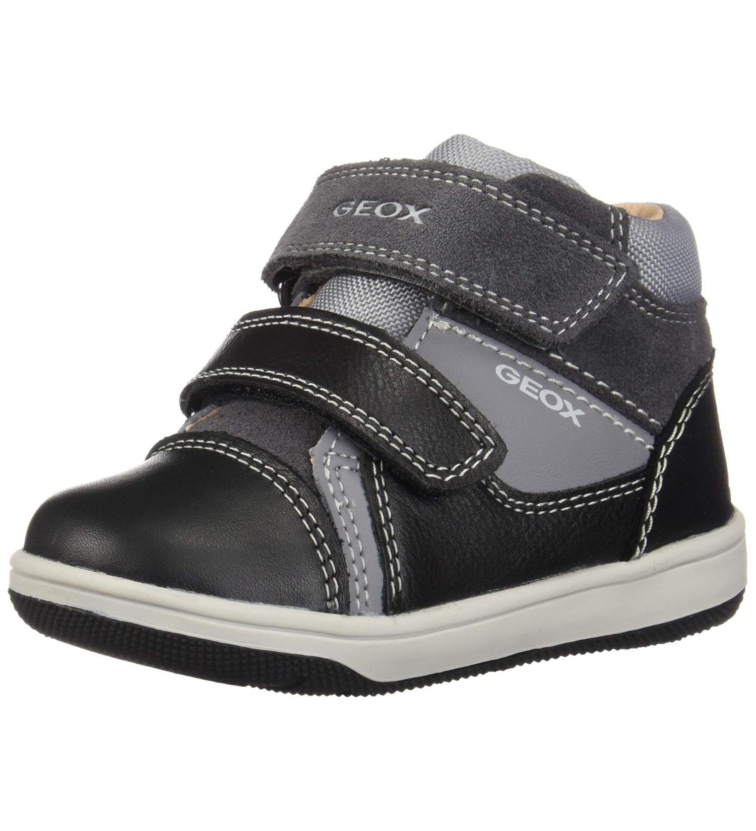 Geox Baby Boy's B New Flick Boy B Walking Shoes 3.5 UK - Grey/Dark Grey/Black - Buy Online on GoSupps.com