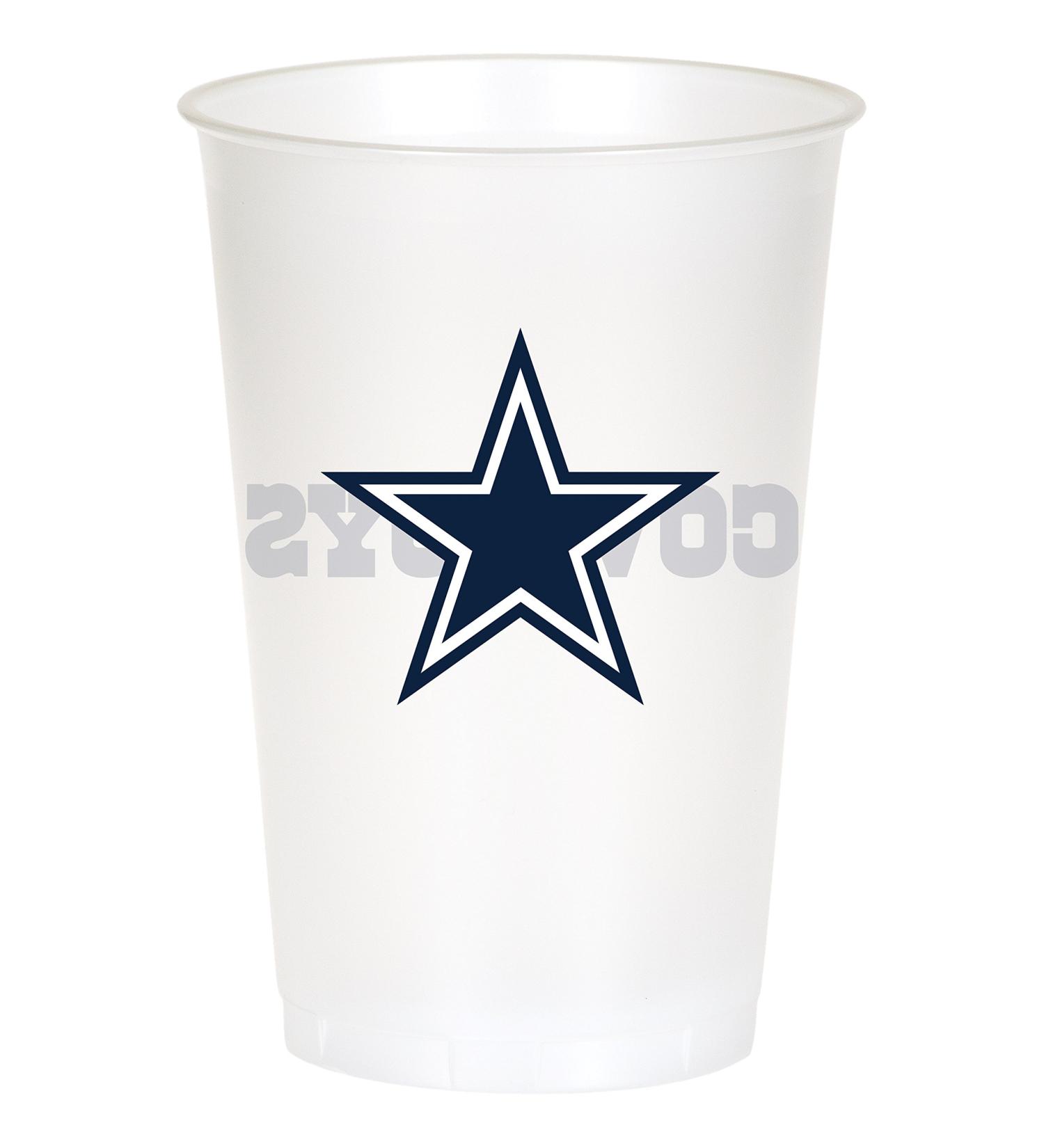 Creative Converting Dallas Cowboys Plastic Cups, 24 ct