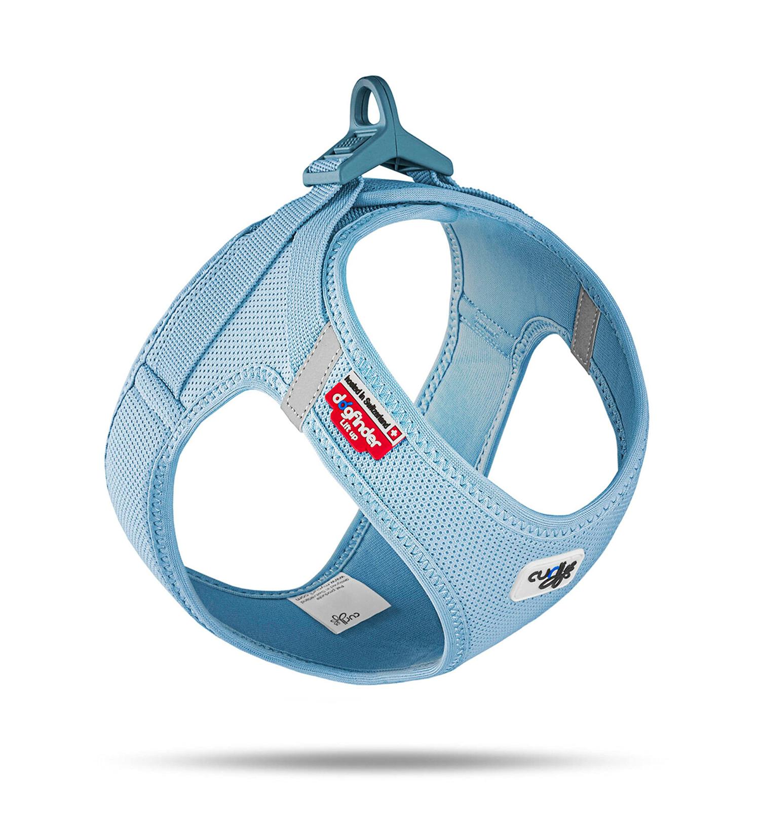 Buy Curli Air-Mesh Vest Harness in Sky Blue - M Size Stylish & Comfortable Pet Gear for International Shipping - Buy Online on GoSupps.com