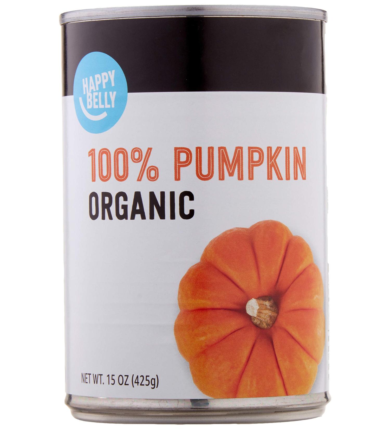 Happy Belly Organic 100% Pumpkin 15oz - Pack of 12 | Amazon Brand - Buy Online on GoSupps.com