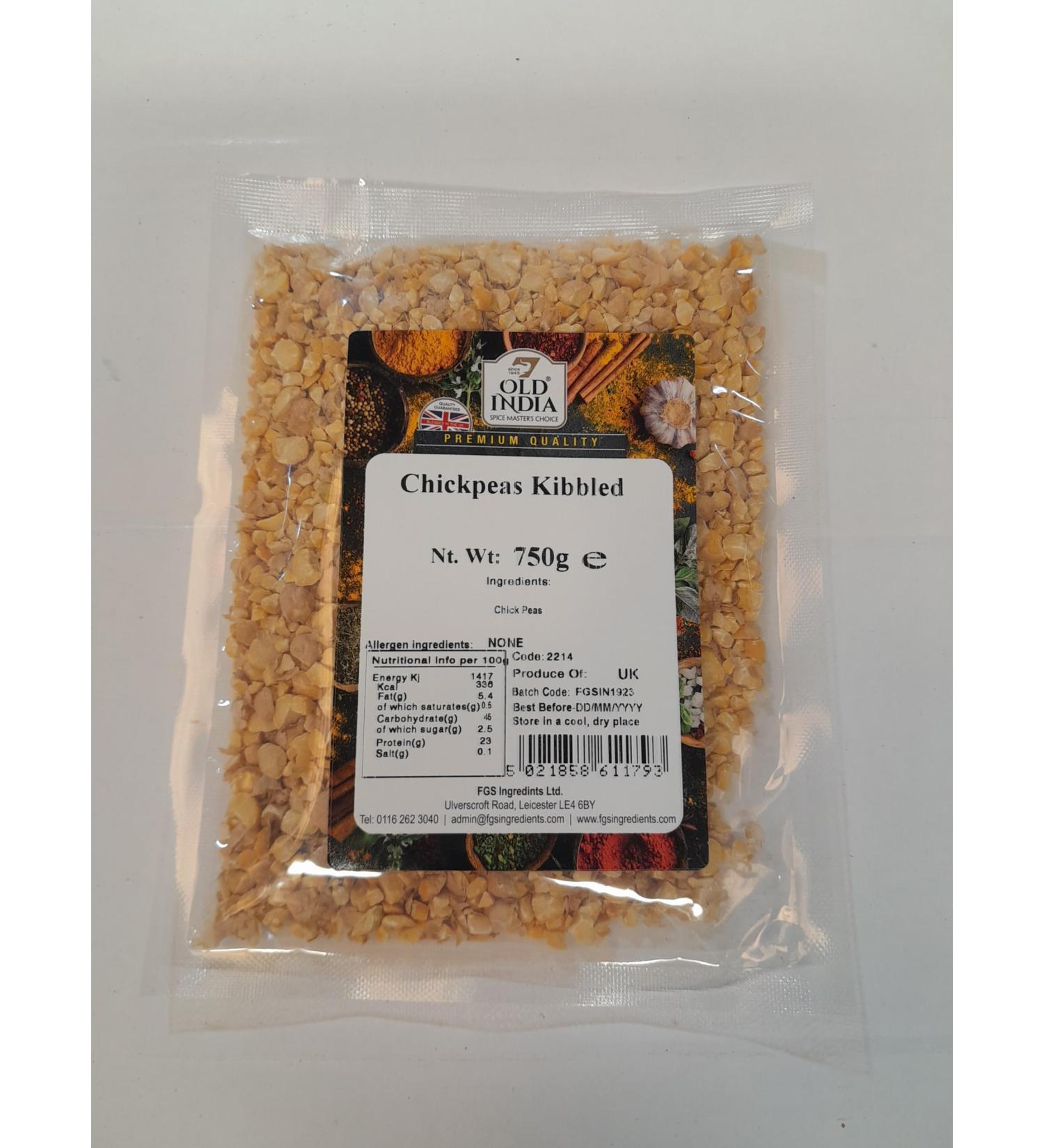 Old India Chickpeas Kibbled 750g