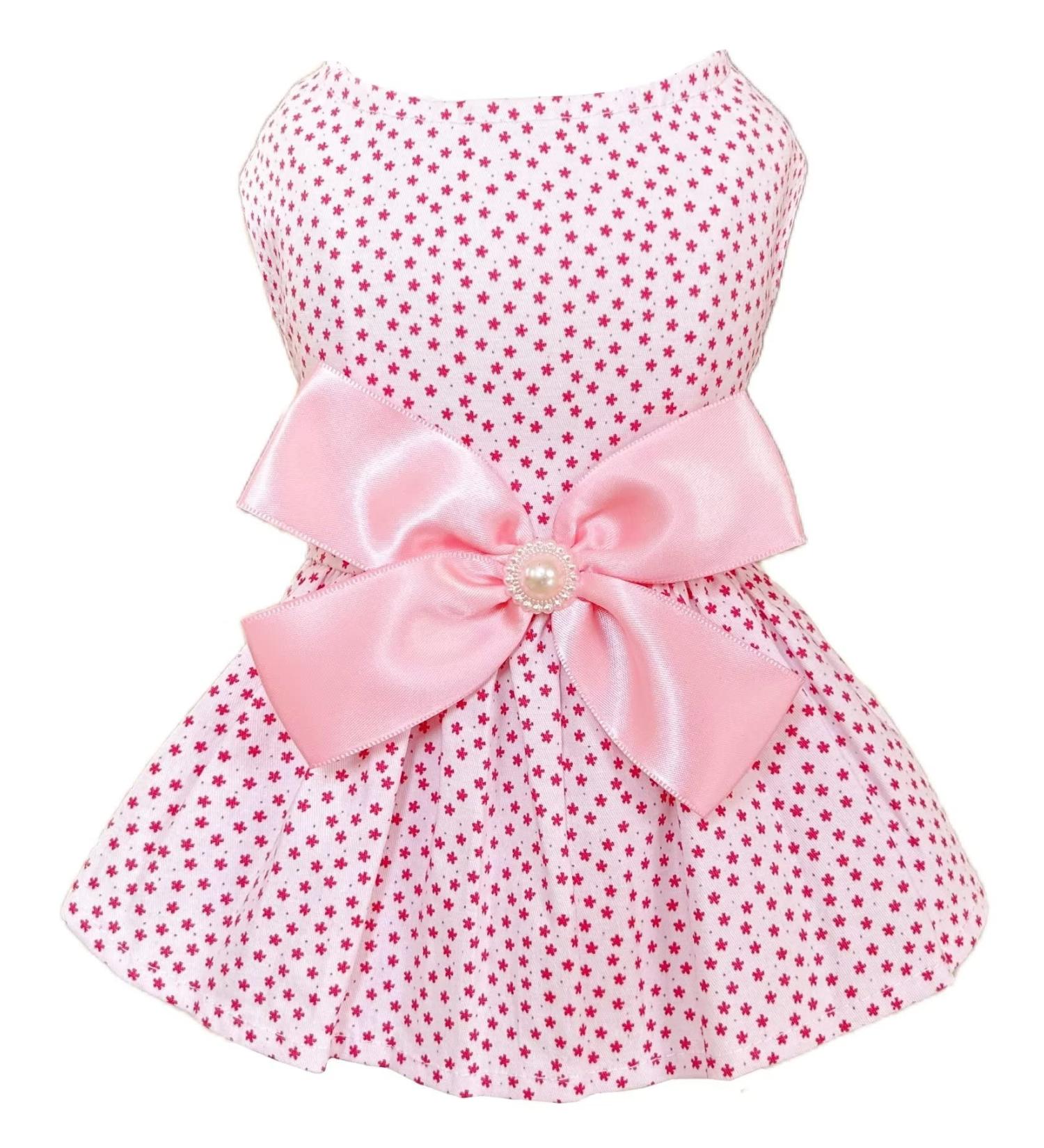 Petroom Pink Stars Dog Dress | Small Dogs & Cats Apparel (Medium) - Buy Online on GoSupps.com
